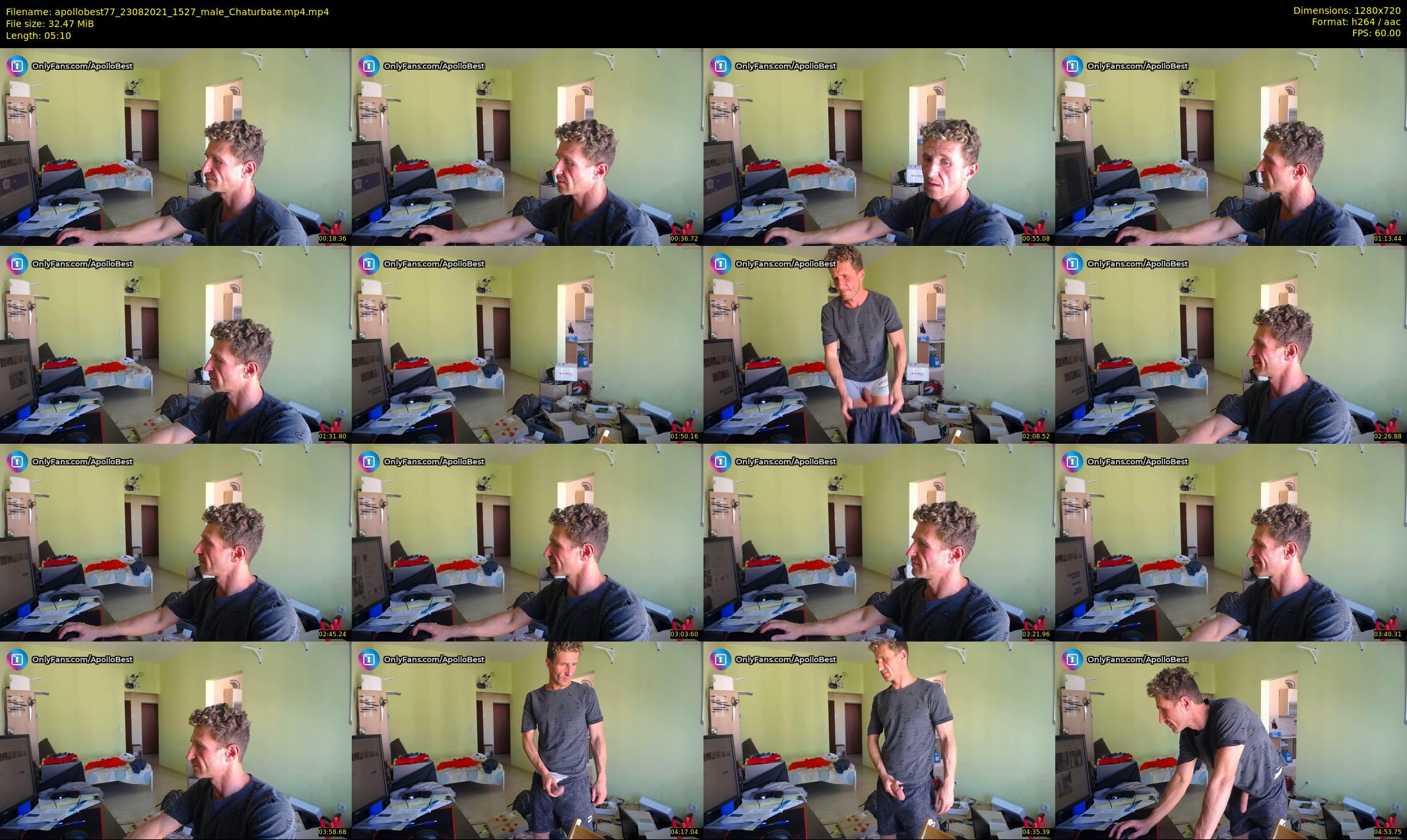 apollobest77 — 6 minute Chaturbate male cam show recording, 720p, Aug 23, 2021