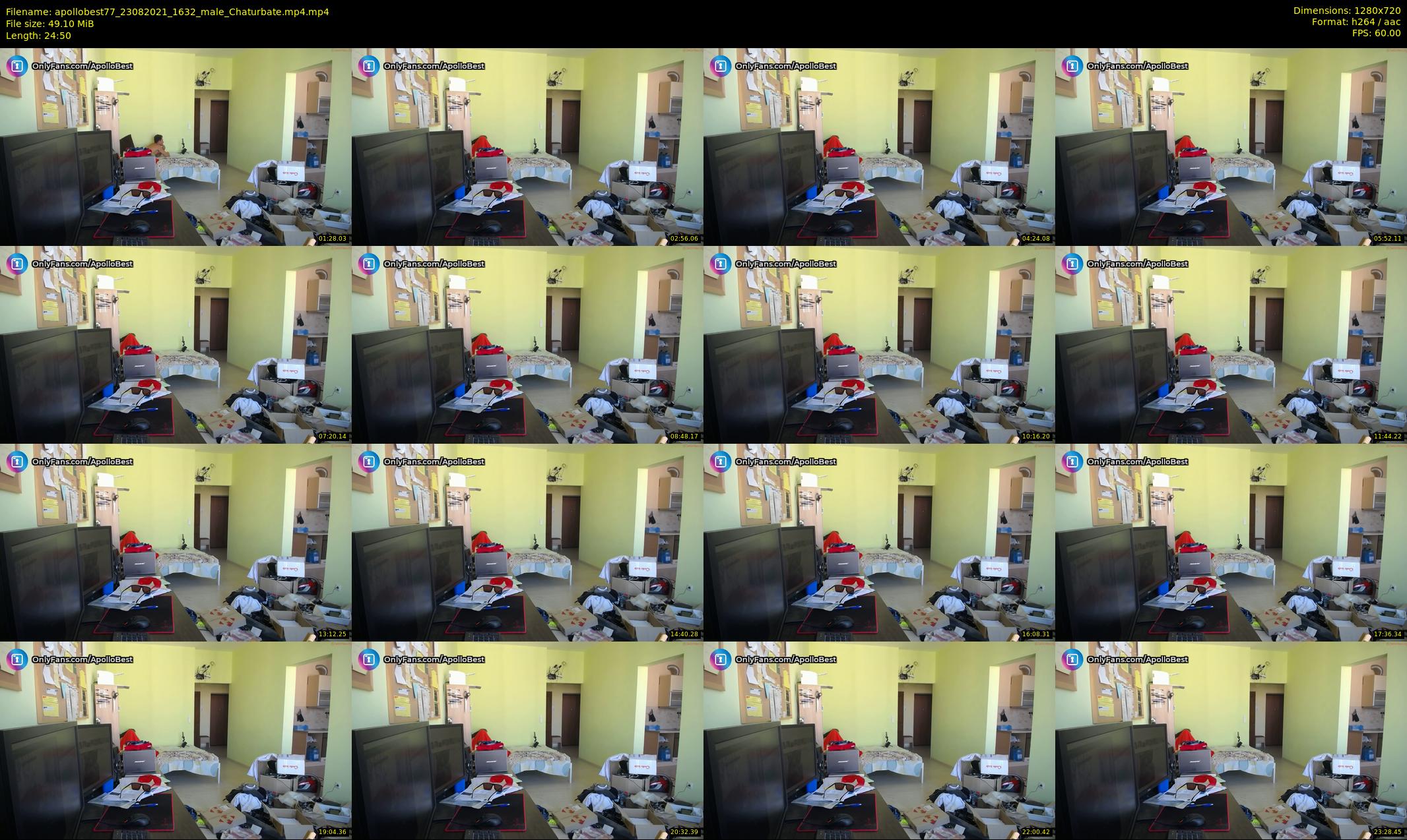apollobest77 — 25 minute Chaturbate male cam show recording, 720p, Aug 23, 2021