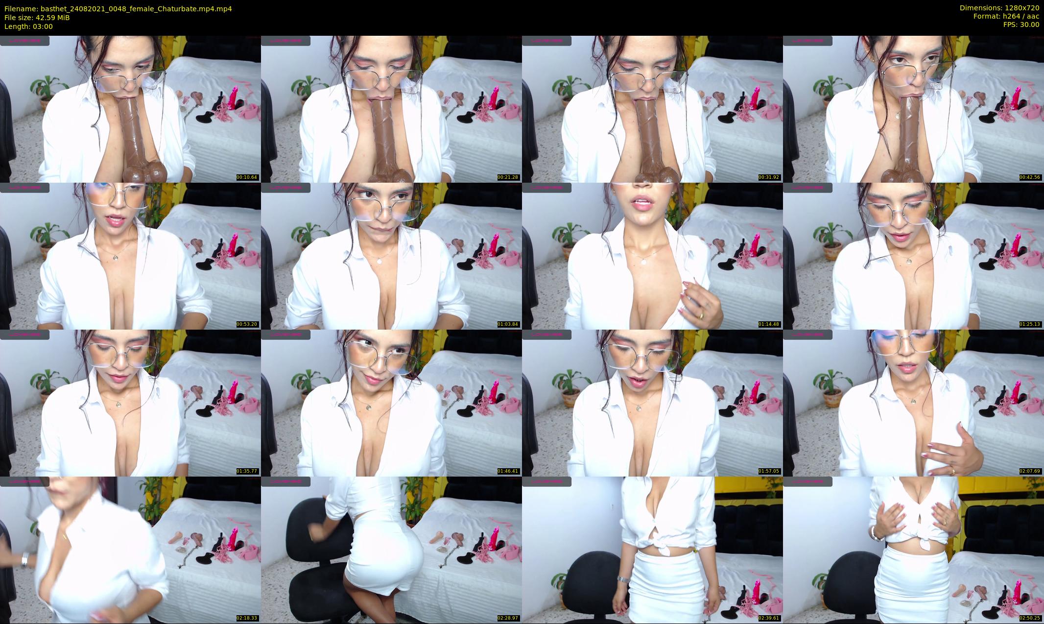 basthet — 3 minute Chaturbate female cam show recording, 720p, Aug 24, 2021