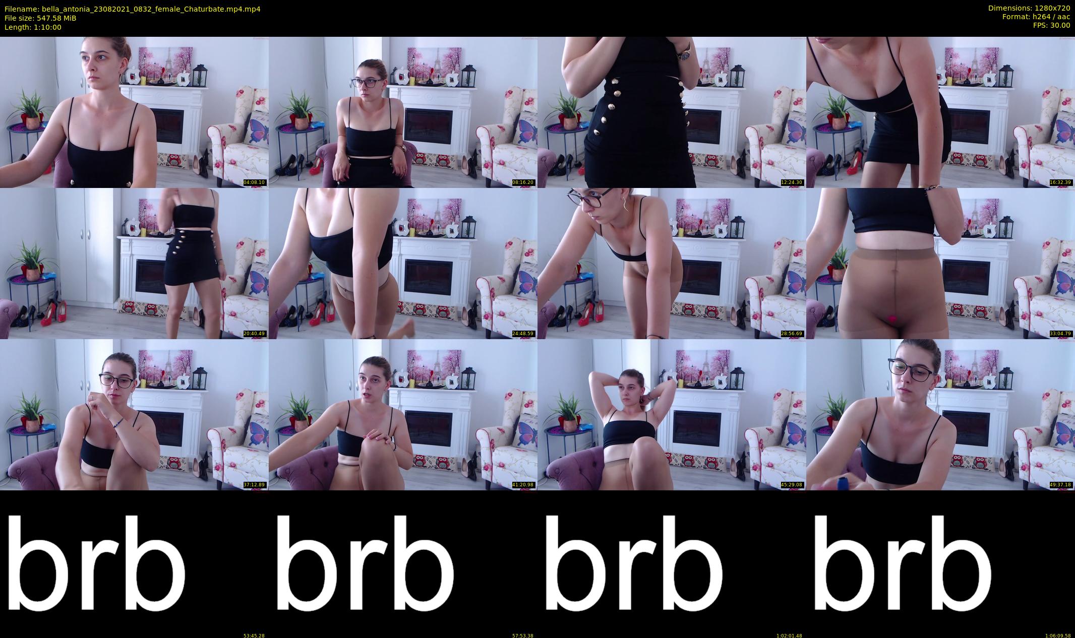 bella_antonia — 70 minute Chaturbate female cam show recording, 720p, Aug 23, 2021