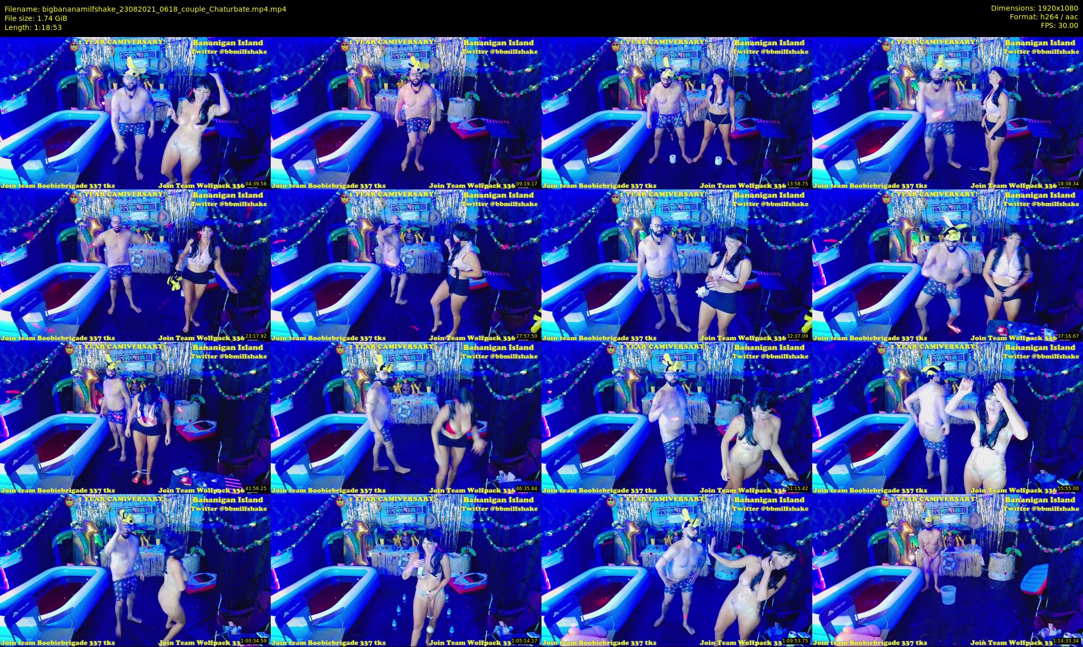 bigbananamilfshake — 79 minute Chaturbate couple cam show recording, 1080p, Aug 23, 2021