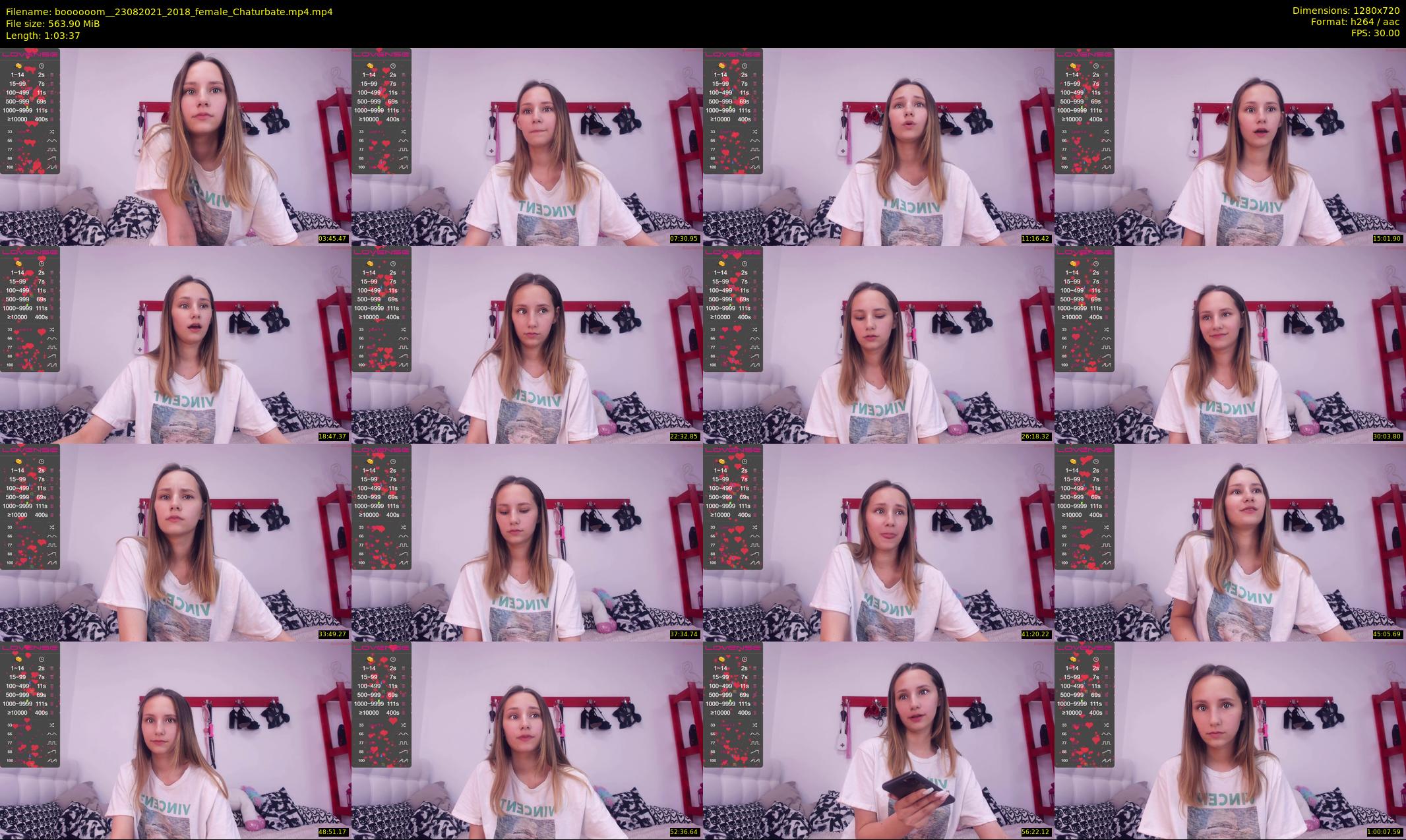 boooooom_ — 64 minute Chaturbate female cam show recording, 720p, Aug 23, 2021