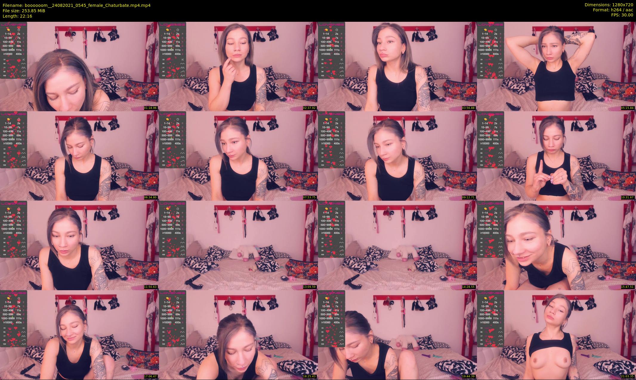boooooom_ — 23 minute Chaturbate female cam show recording, 720p, Aug 24, 2021