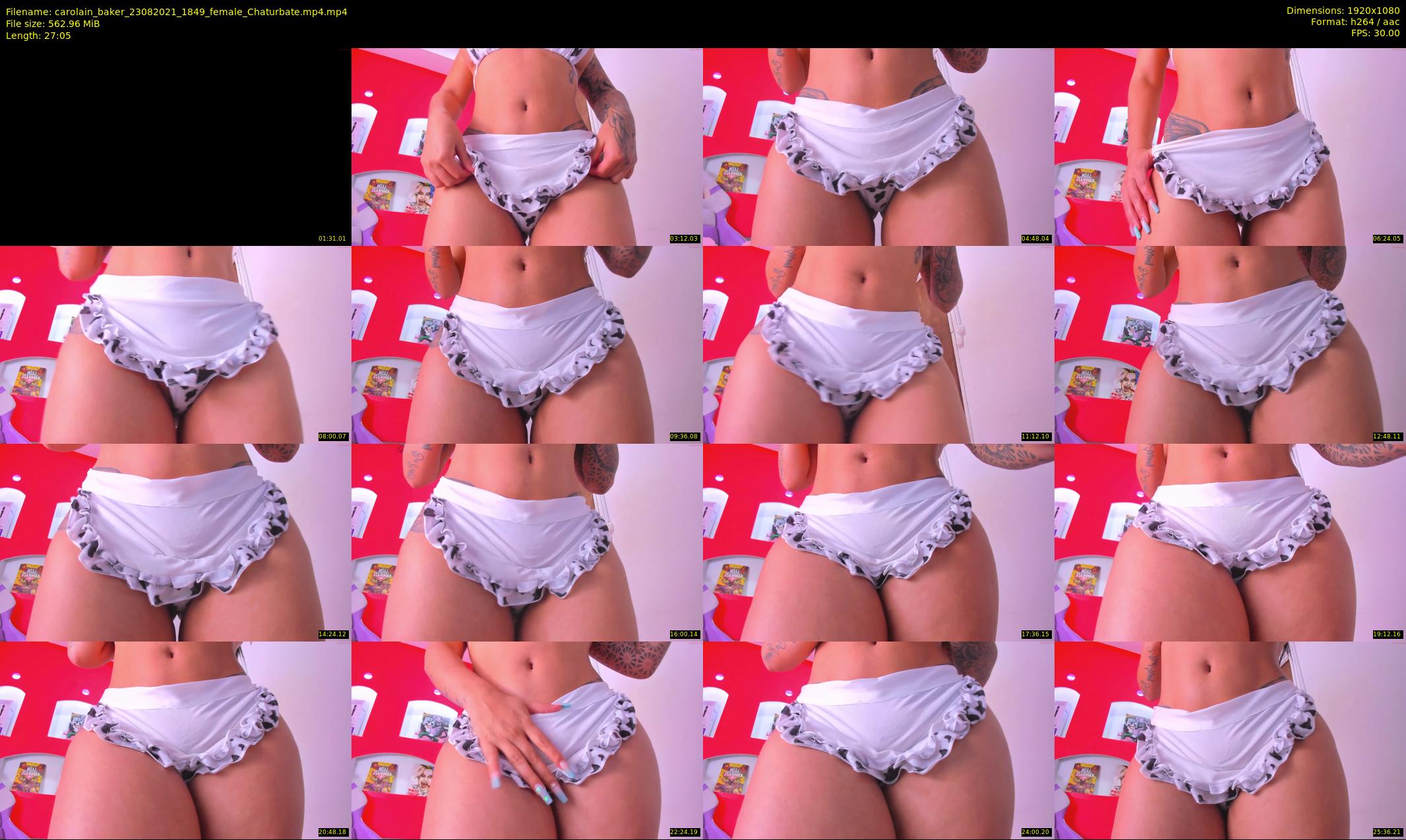 carolain_baker — 28 minute Chaturbate female cam show recording, 1080p, Aug 23, 2021