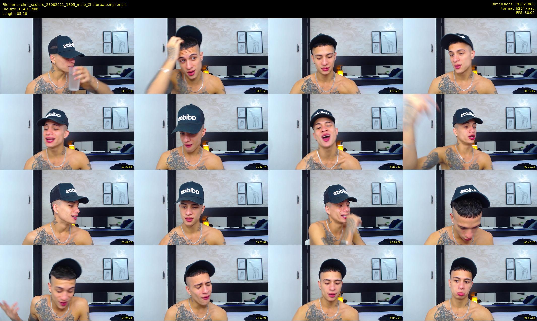 chris_scolaro — 6 minute Chaturbate male cam show recording, 1080p, Aug 23, 2021