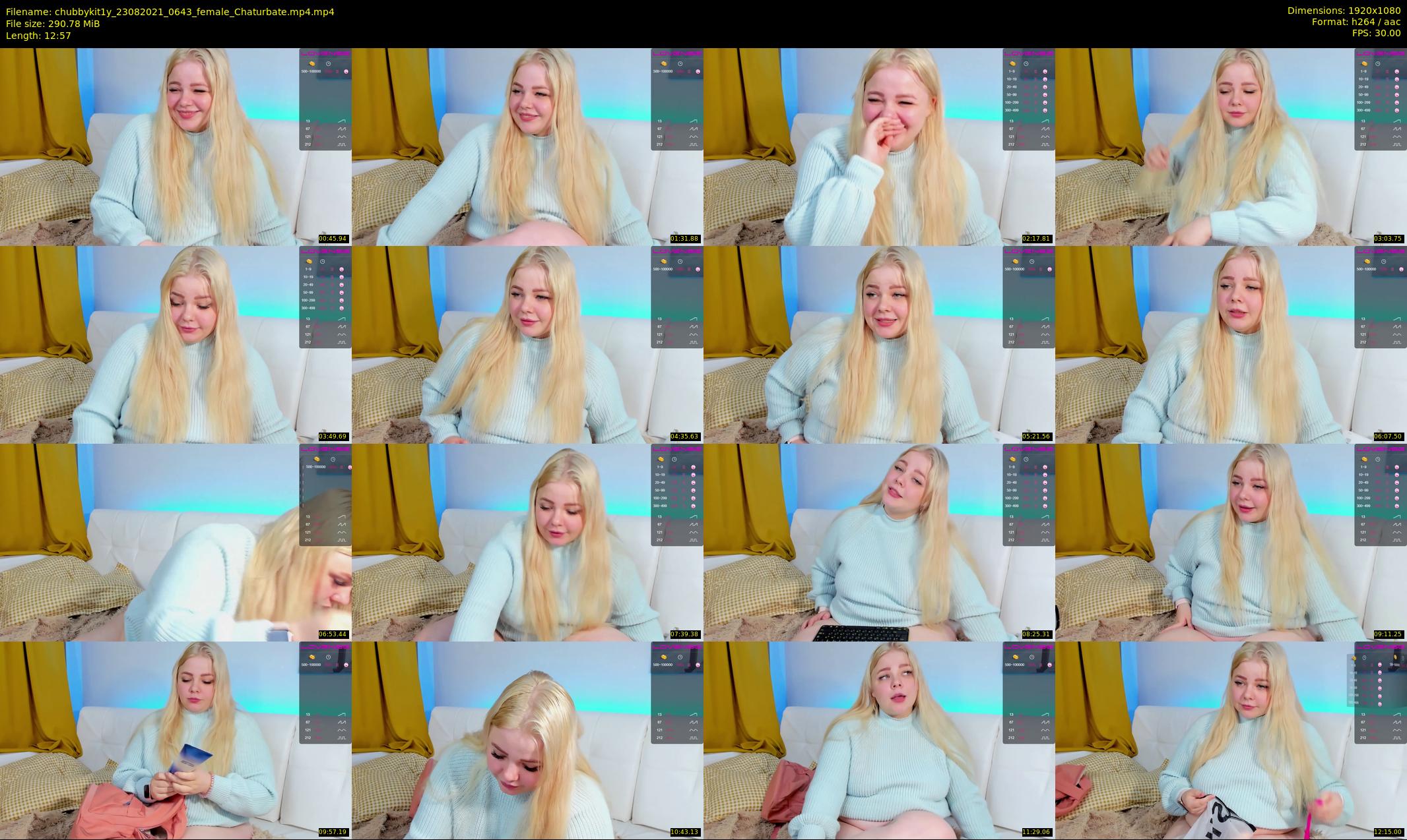 chubbykit1y — 13 minute Chaturbate female cam show recording, 1080p, Aug 23, 2021