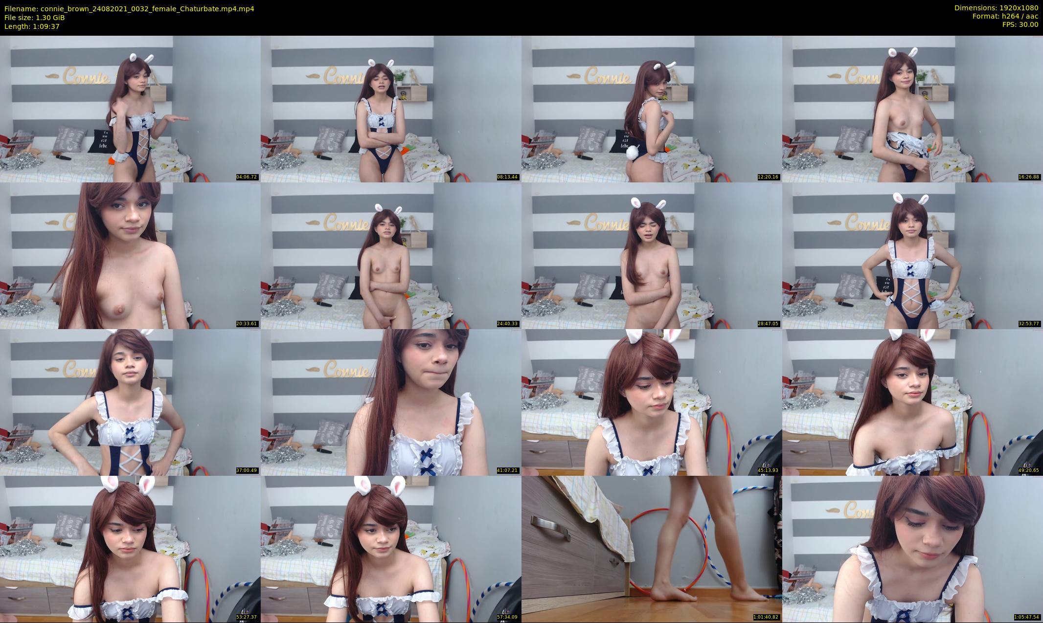 connie_brown — 70 minute Chaturbate female cam show recording, 1080p, Aug 24, 2021