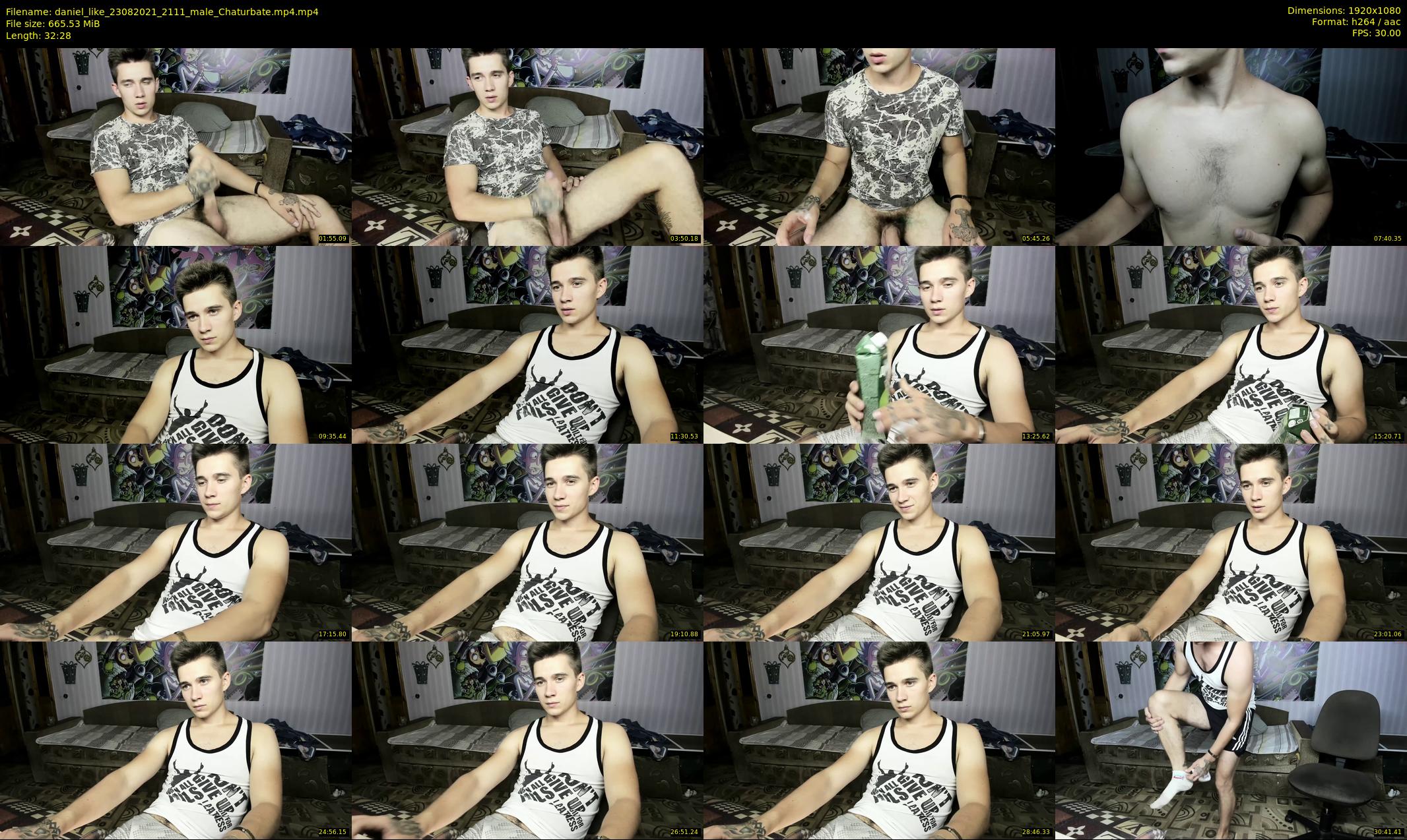 daniel_like — 33 minute Chaturbate male cam show recording, 1080p, Aug 23, 2021