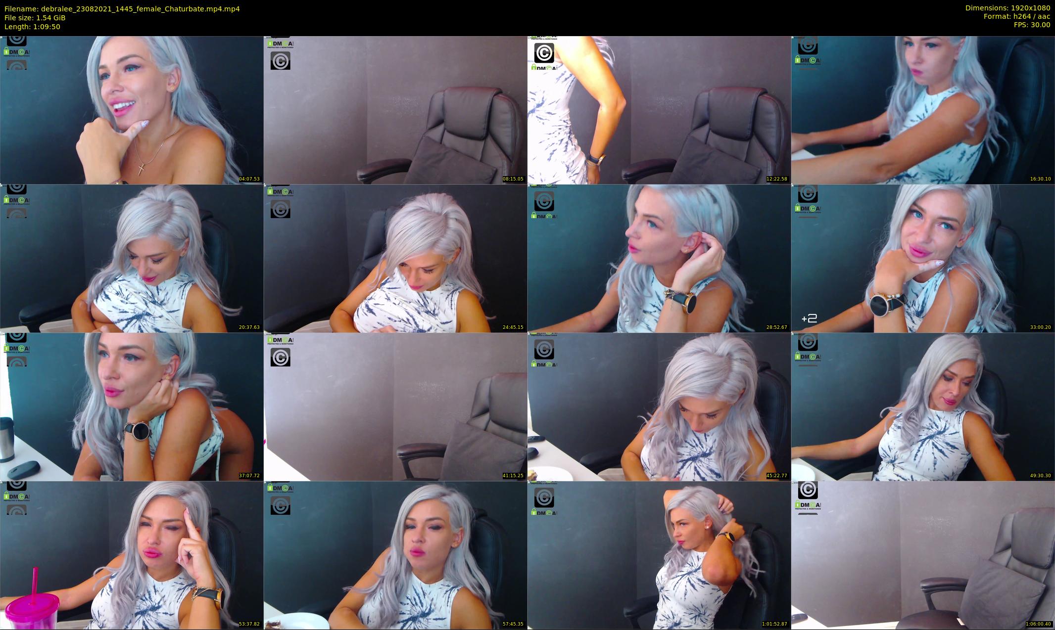debralee — 70 minute Chaturbate female cam show recording, 1080p, Aug 23, 2021