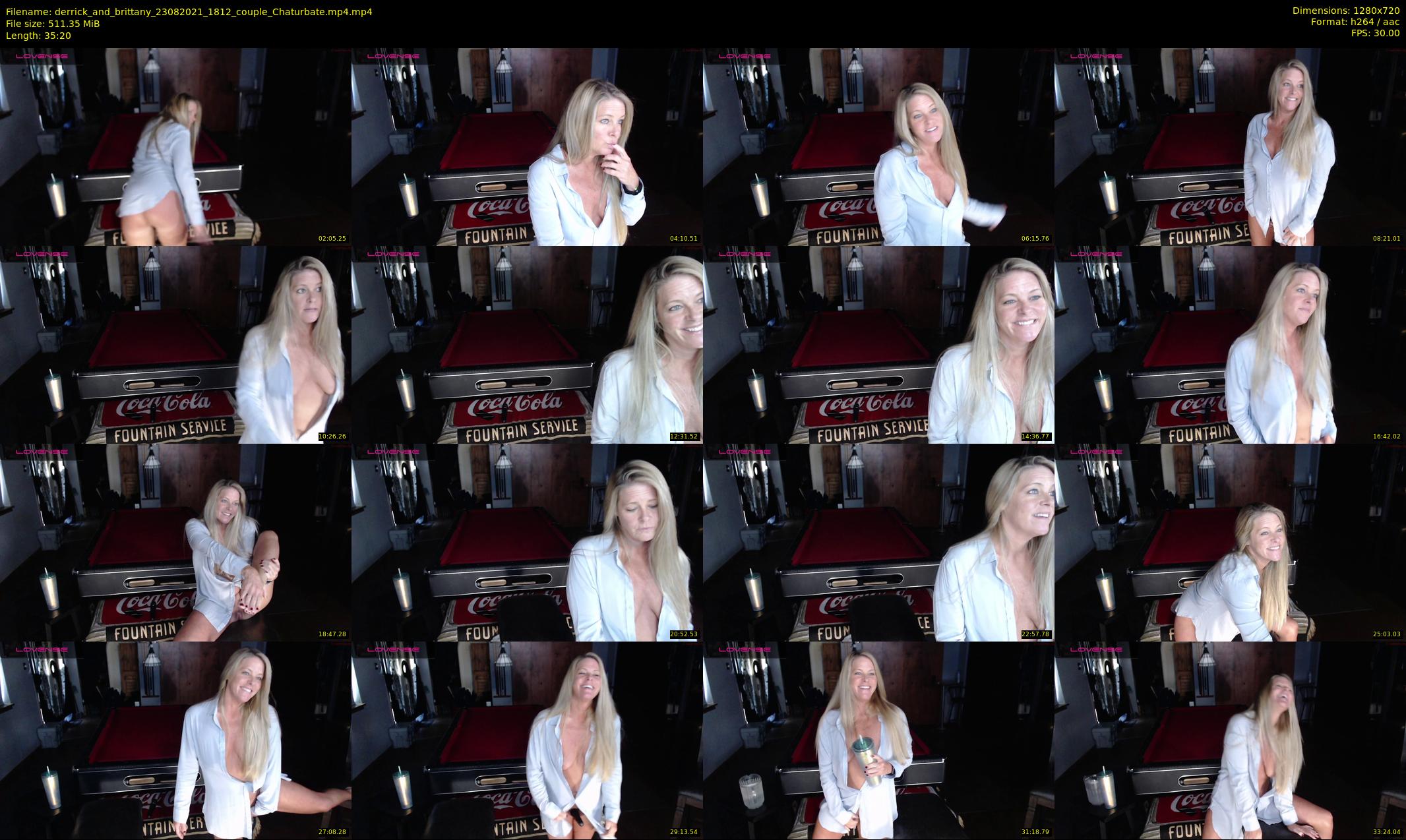derrick_and_brittany — 36 minute Chaturbate couple cam show recording, 720p, Aug 23, 2021