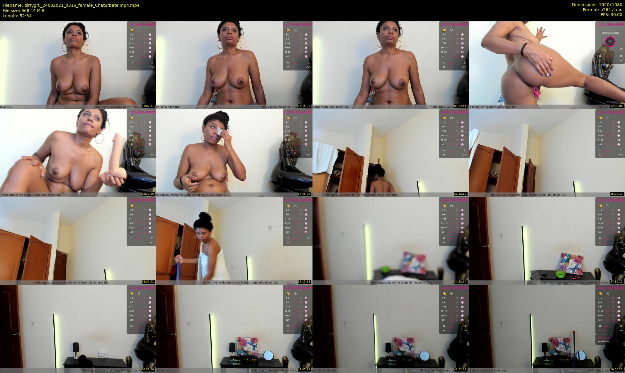 dirtygril — 53 minute Chaturbate female cam show recording, 1080p, Aug 24, 2021