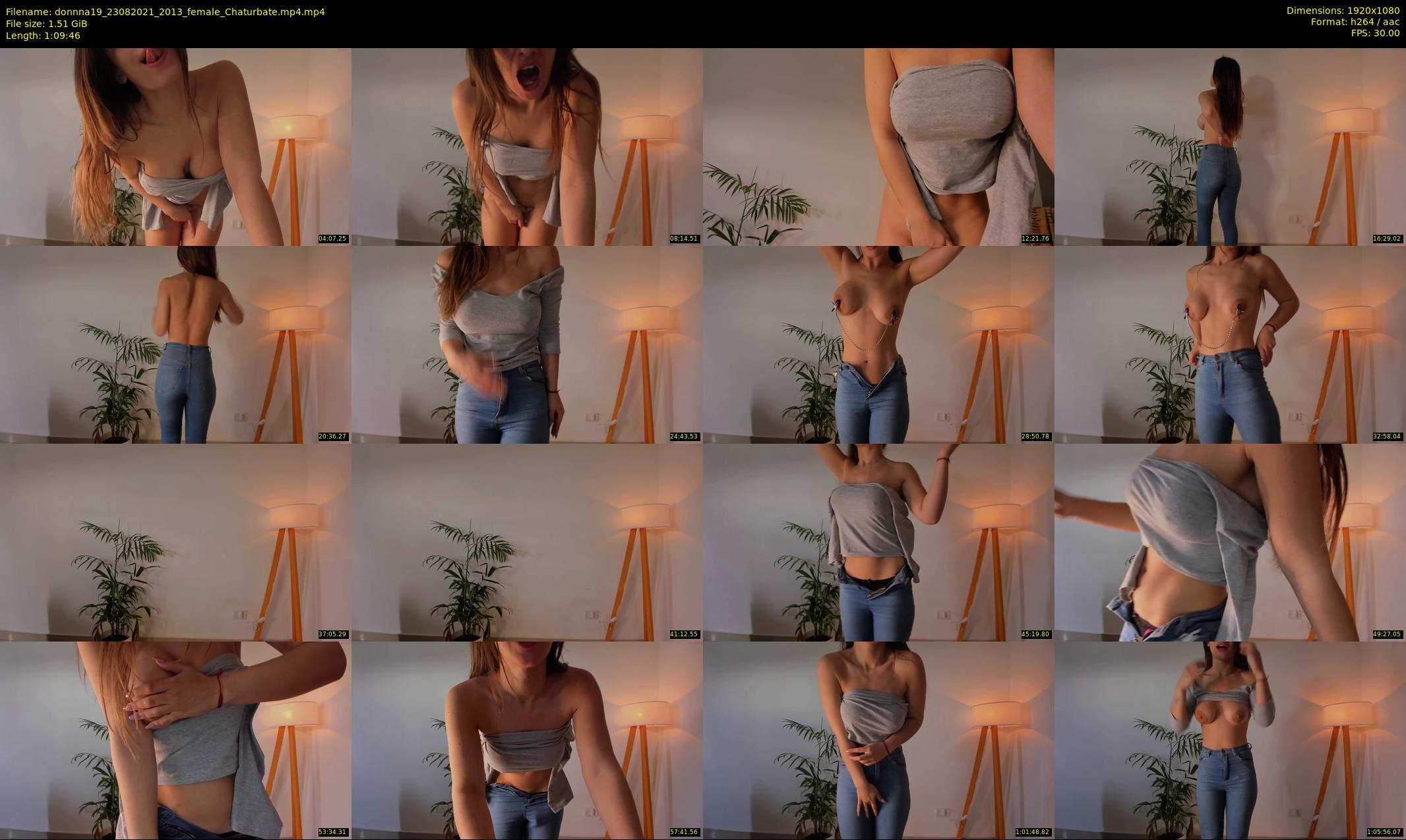 donnna19 — 70 minute Chaturbate female cam show recording, 1080p, Aug 23, 2021