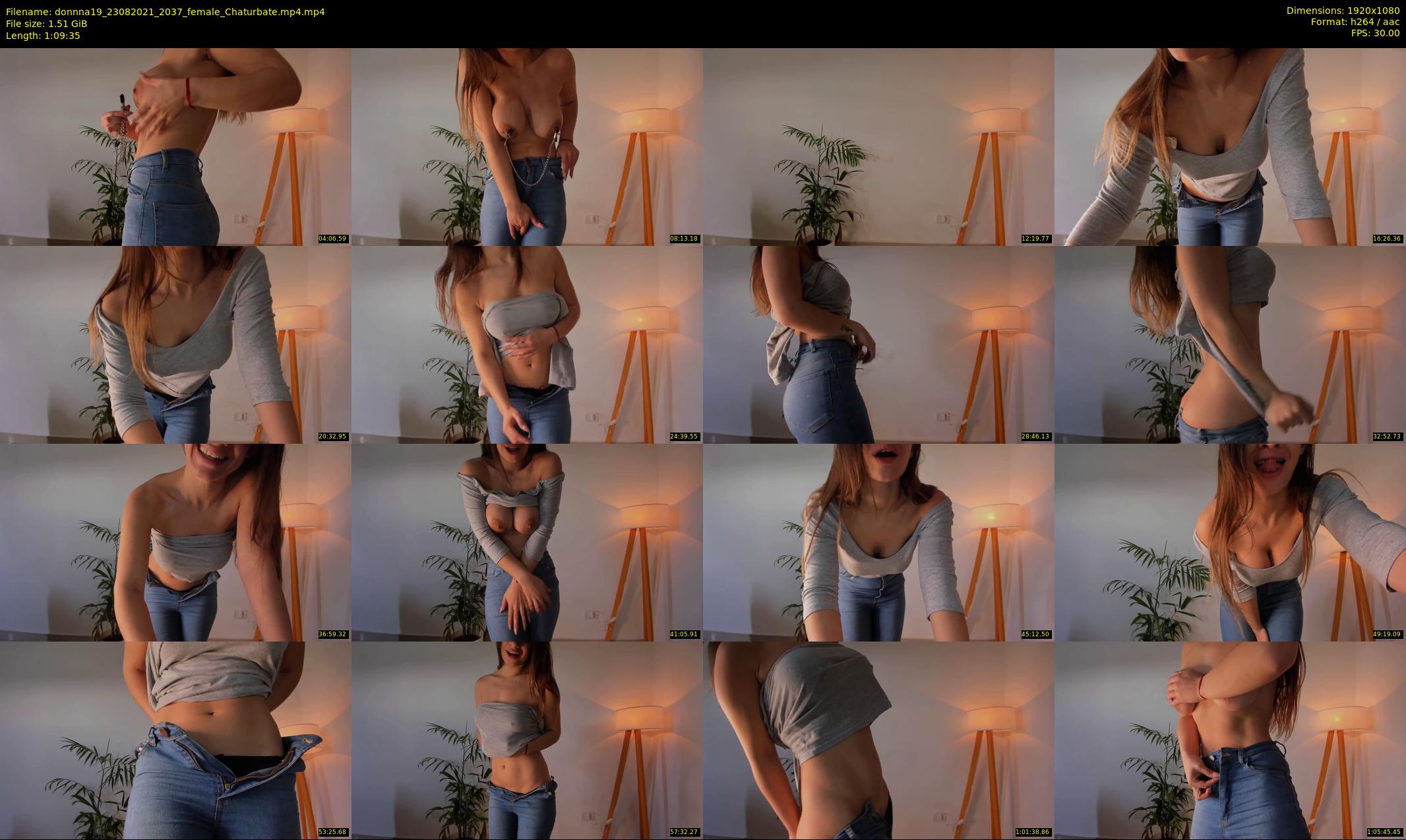 donnna19 — 70 minute Chaturbate female cam show recording, 1080p, Aug 23, 2021