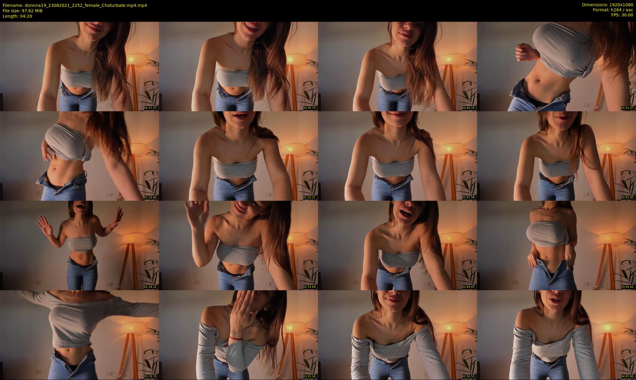 donnna19 — 5 minute Chaturbate female cam show recording, 1080p, Aug 23, 2021