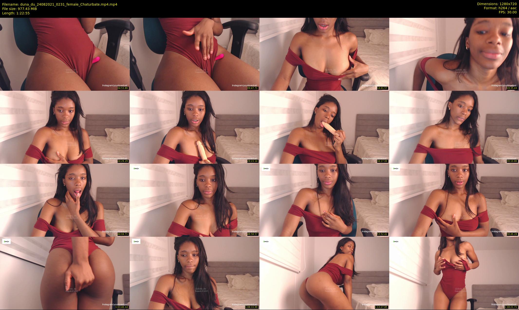 duna_du — 83 minute Chaturbate female cam show recording, 720p, Aug 24, 2021