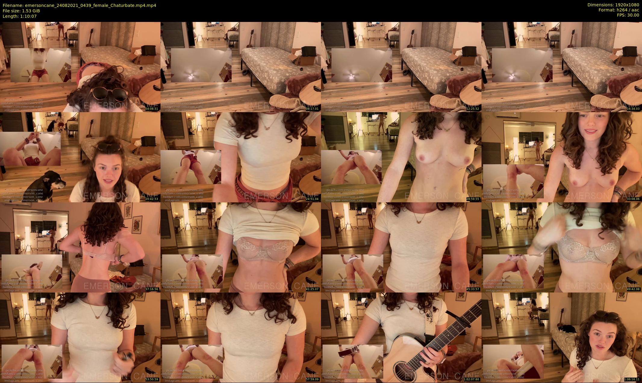 emersoncane — 71 minute Chaturbate female cam show recording, 1080p, Aug 24, 2021