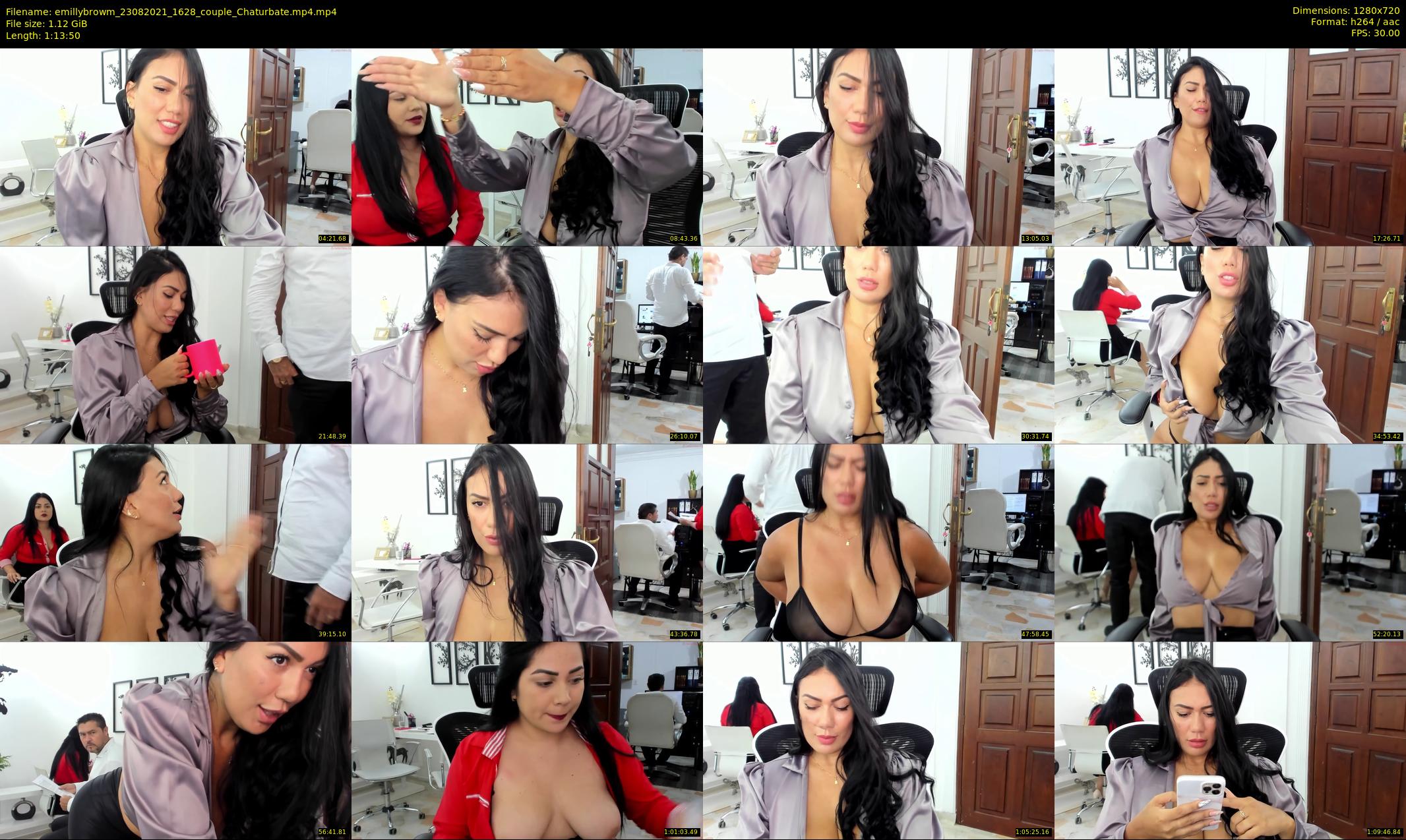 emillybrowm — 74 minute Chaturbate couple cam show recording, 720p, Aug 23, 2021