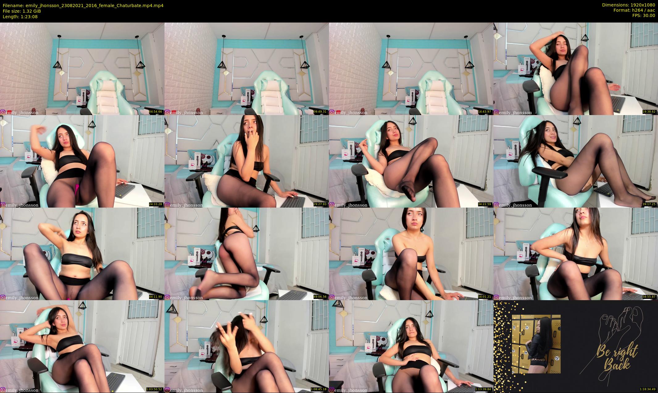 emily_jhonsson — 84 minute Chaturbate female cam show recording, 1080p, Aug 23, 2021