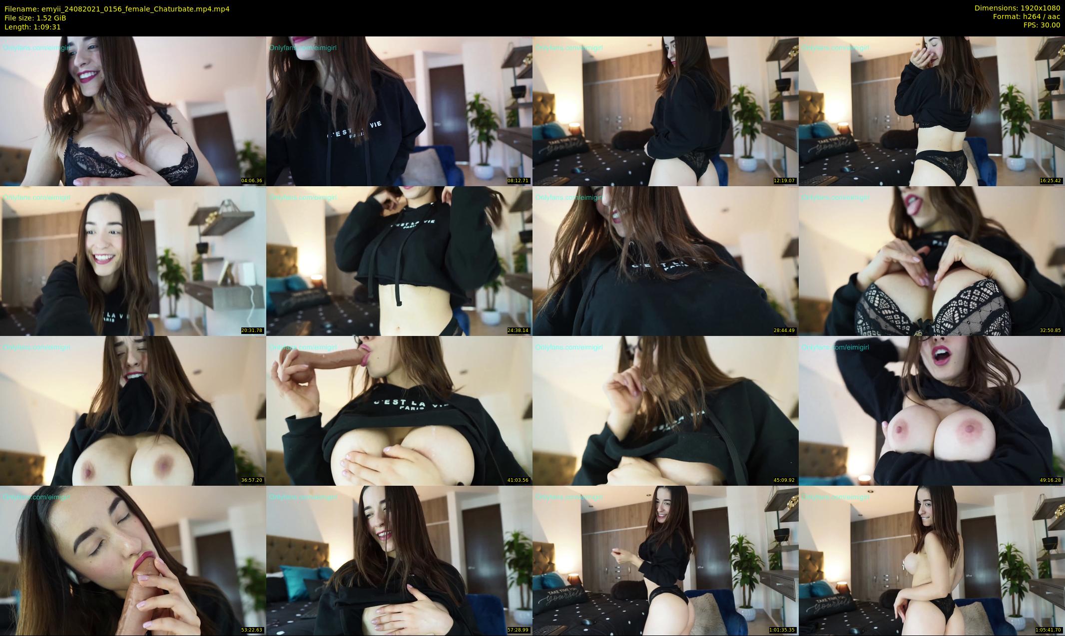 emyii — 70 minute Chaturbate female cam show recording, 1080p, Aug 24, 2021
