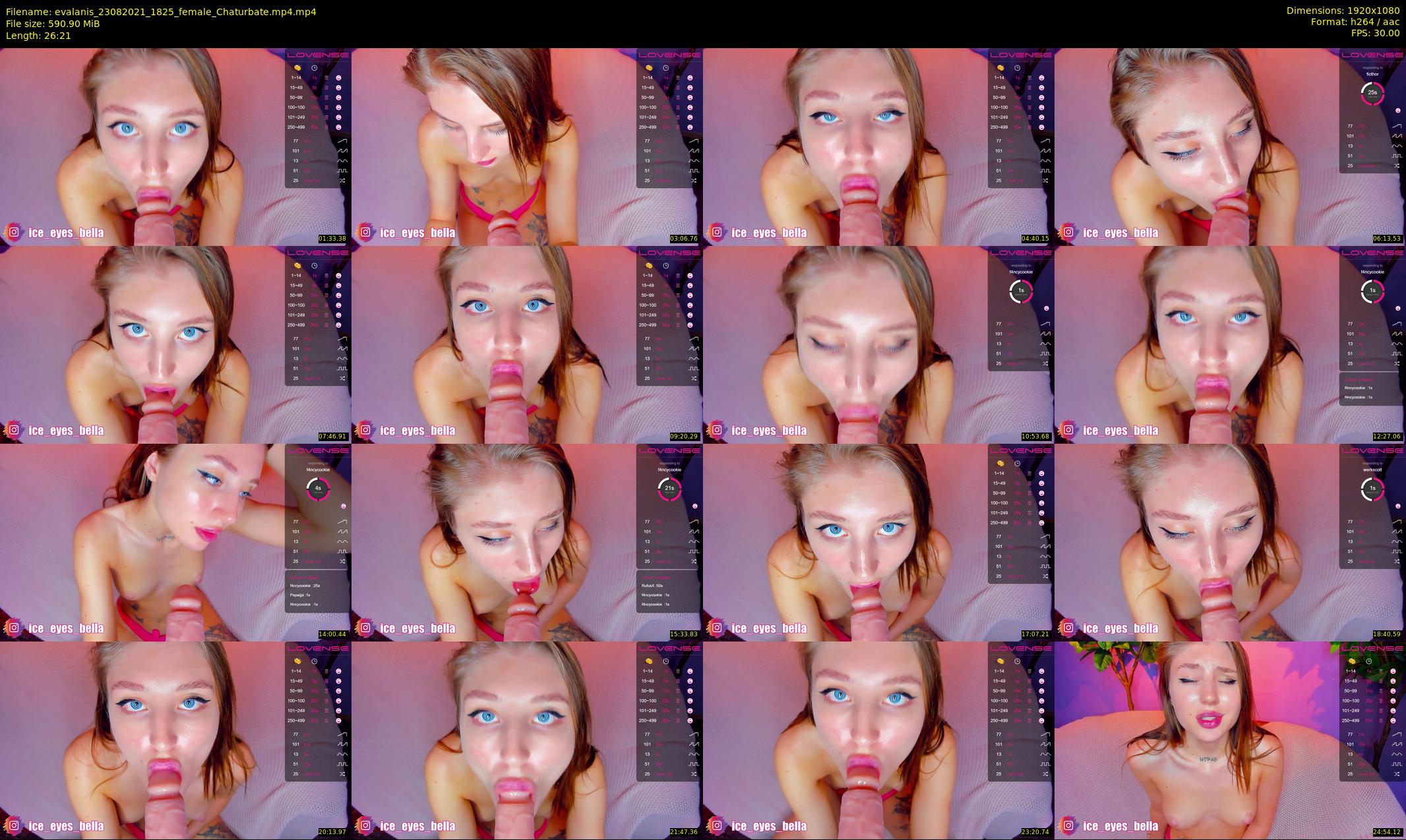 evalanis — 27 minute Chaturbate couple cam show recording, 1080p, Aug 23, 2021