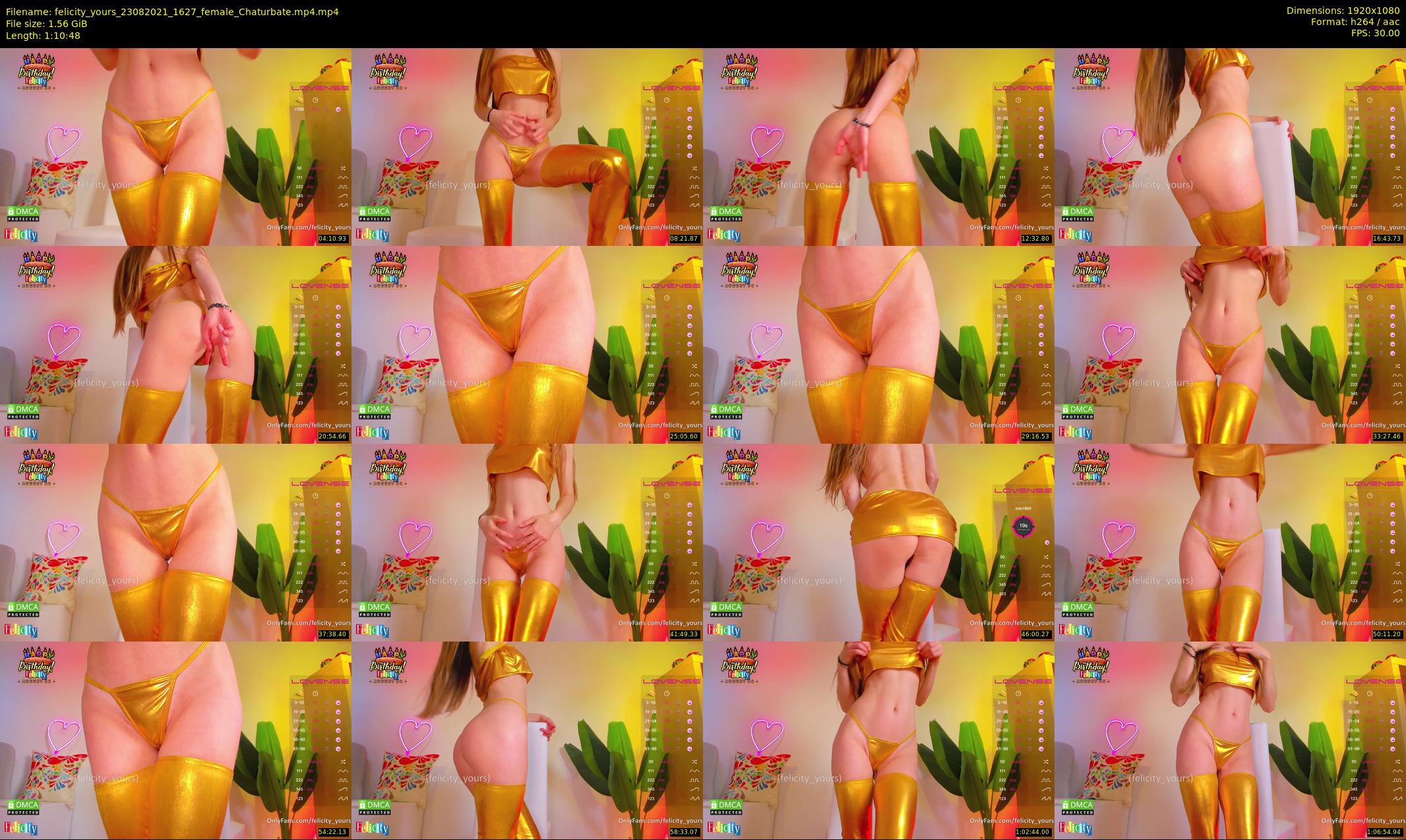 felicity_yours — 71 minute Chaturbate female cam show recording, 1080p, Aug 23, 2021