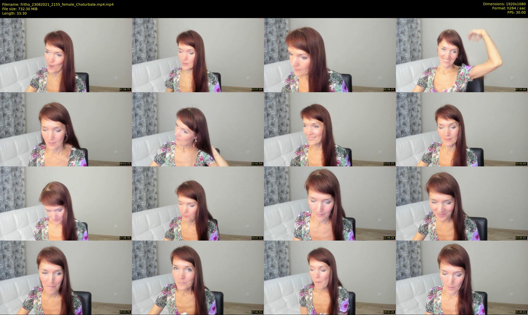 fritha — 34 minute Chaturbate female cam show recording, 1080p, Aug 23, 2021