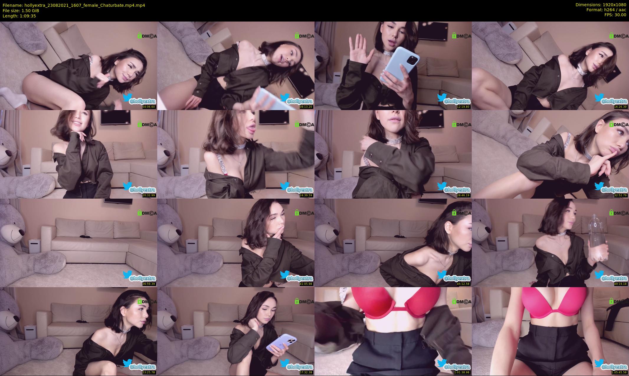 hollyextra — 70 minute Chaturbate female cam show recording, 1080p, Aug 23, 2021