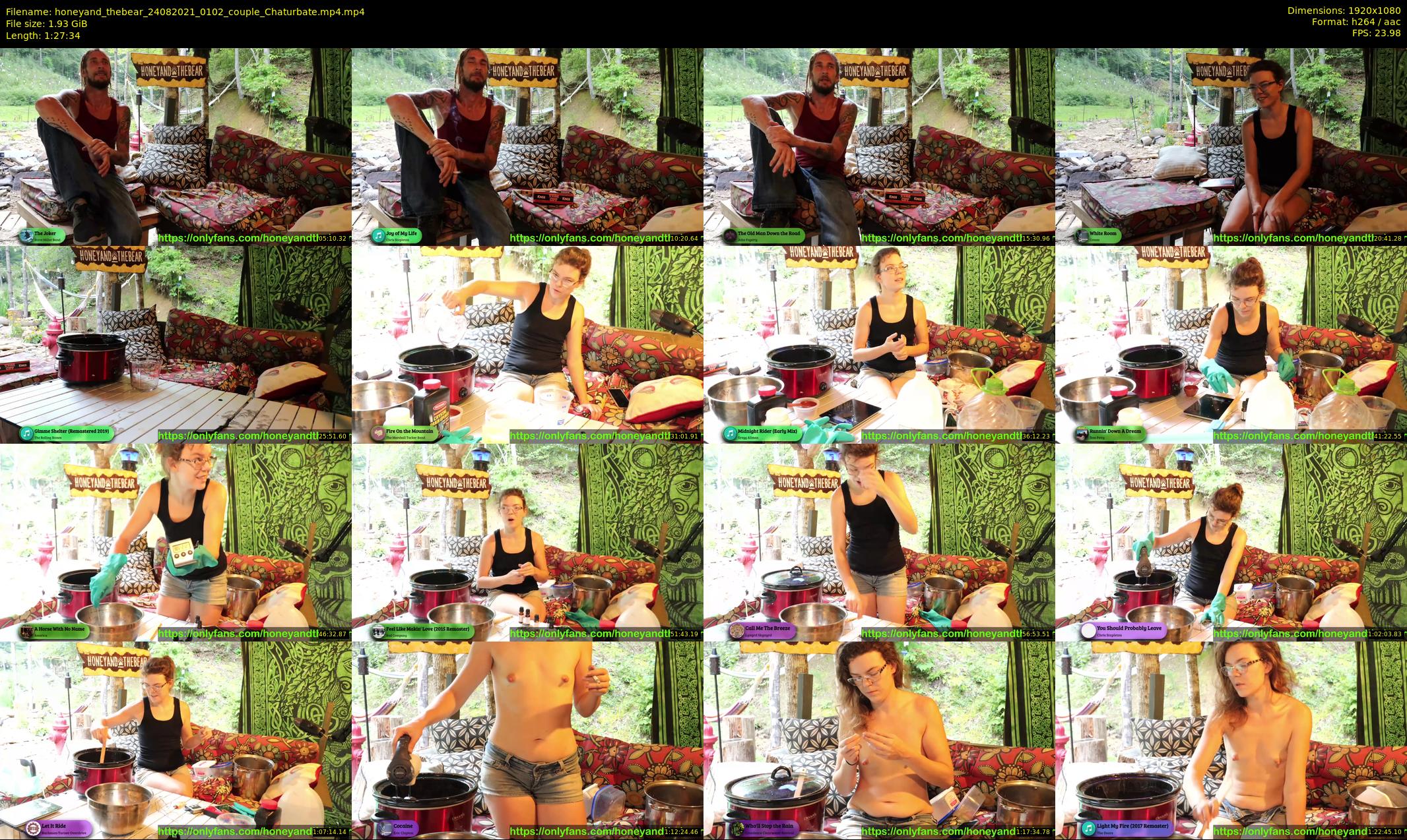 honeyand_thebear — 88 minute Chaturbate couple cam show recording, 1080p, Aug 24, 2021