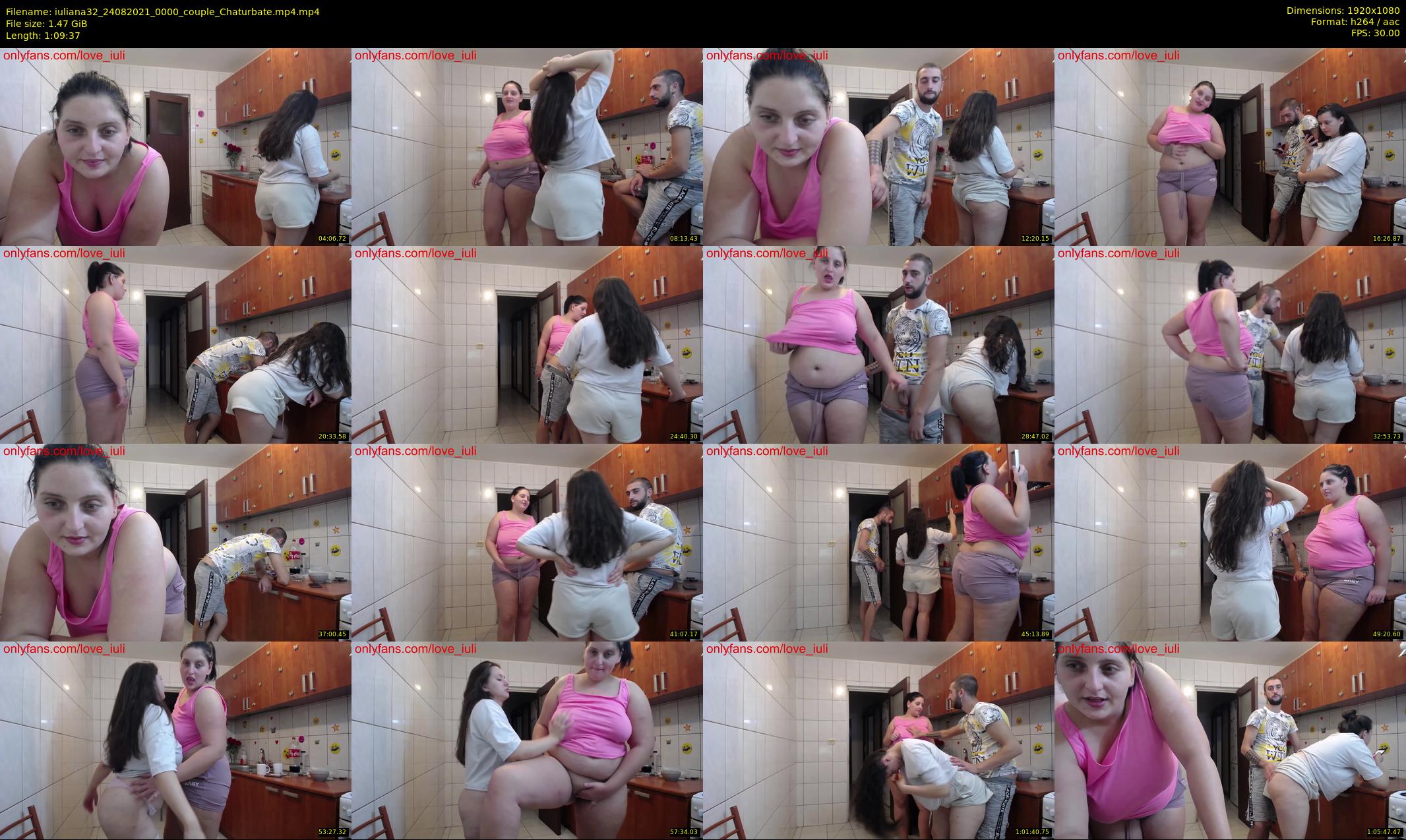 iuliana32 — 70 minute Chaturbate couple cam show recording, 1080p, Aug 24, 2021
