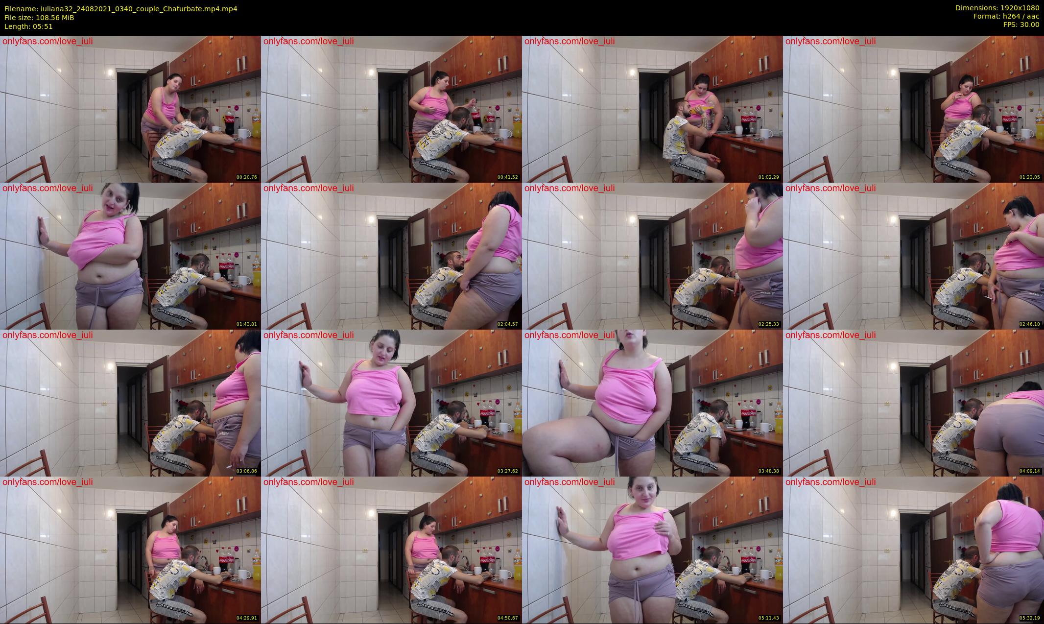 iuliana32 — 6 minute Chaturbate couple cam show recording, 1080p, Aug 24, 2021