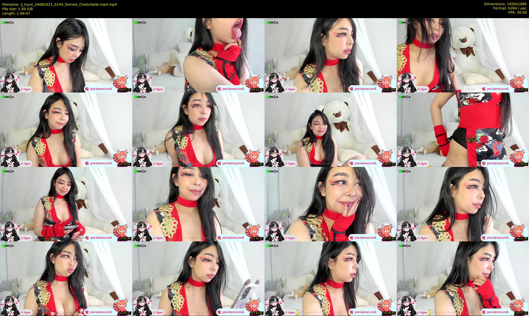 ji_hyun — 70 minute Chaturbate female cam show recording, 1080p, Aug 24, 2021
