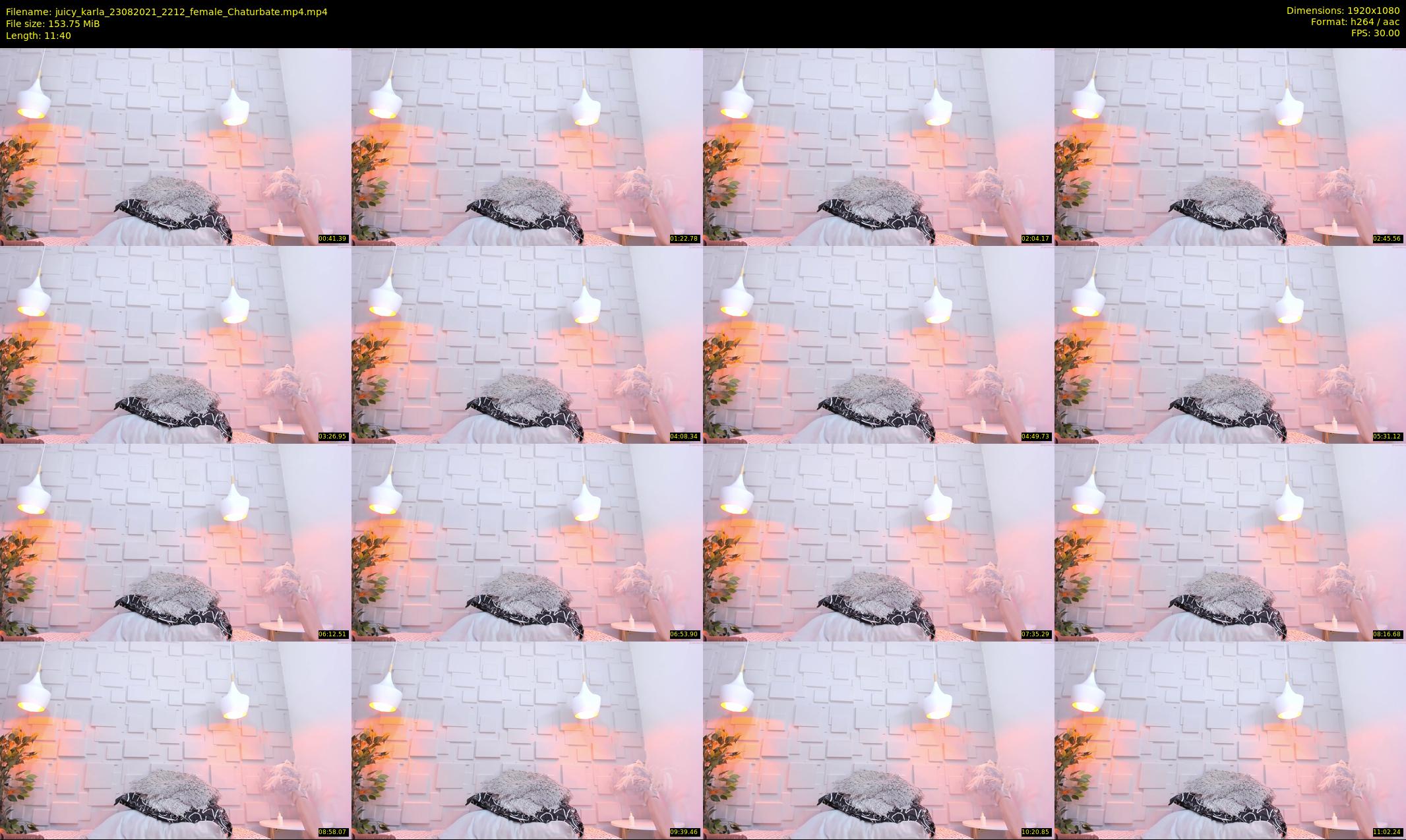 juicy_karla — 12 minute Chaturbate female cam show recording, 1080p, Aug 23, 2021