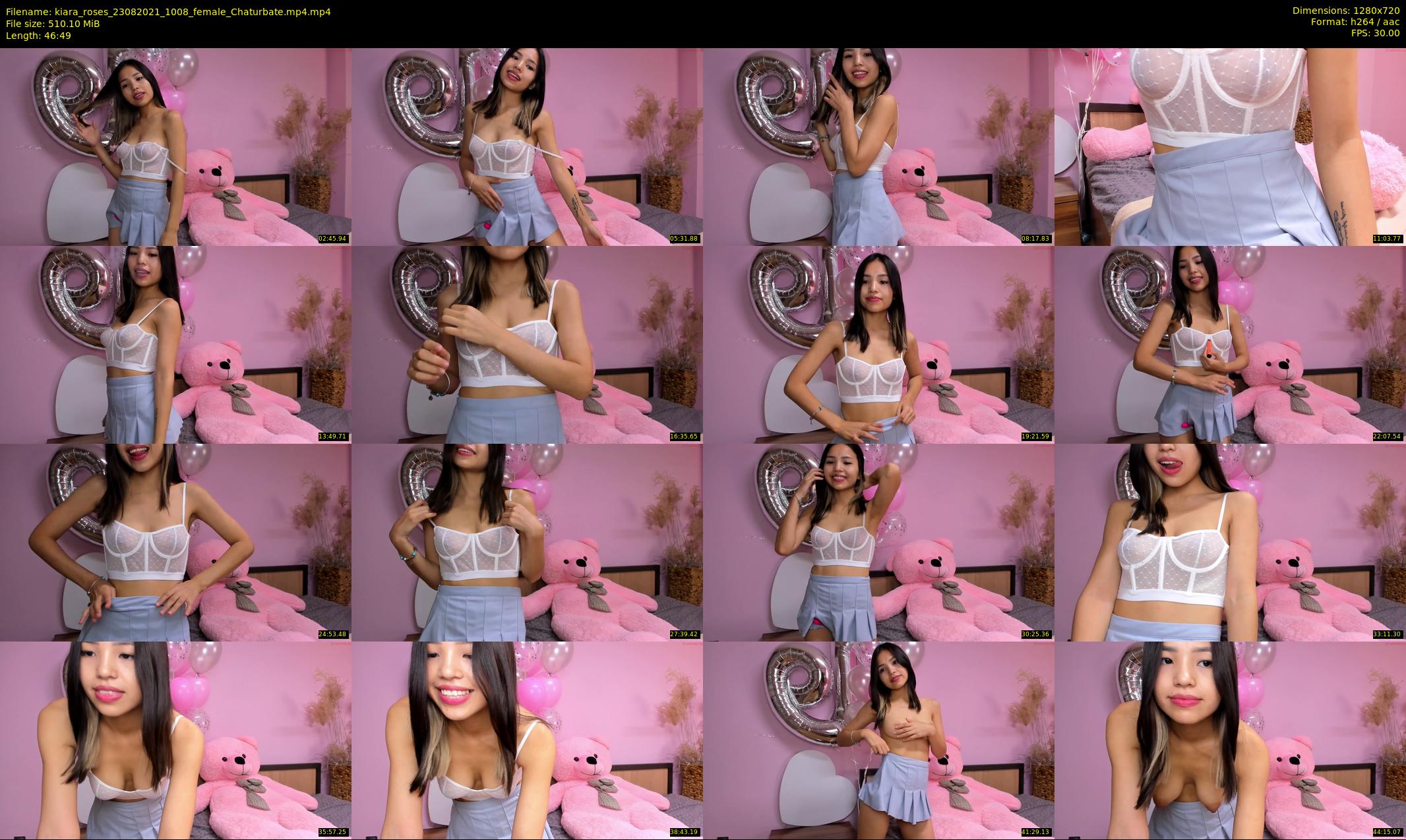 kiara_roses — 47 minute Chaturbate female cam show recording, 720p, Aug 23, 2021
