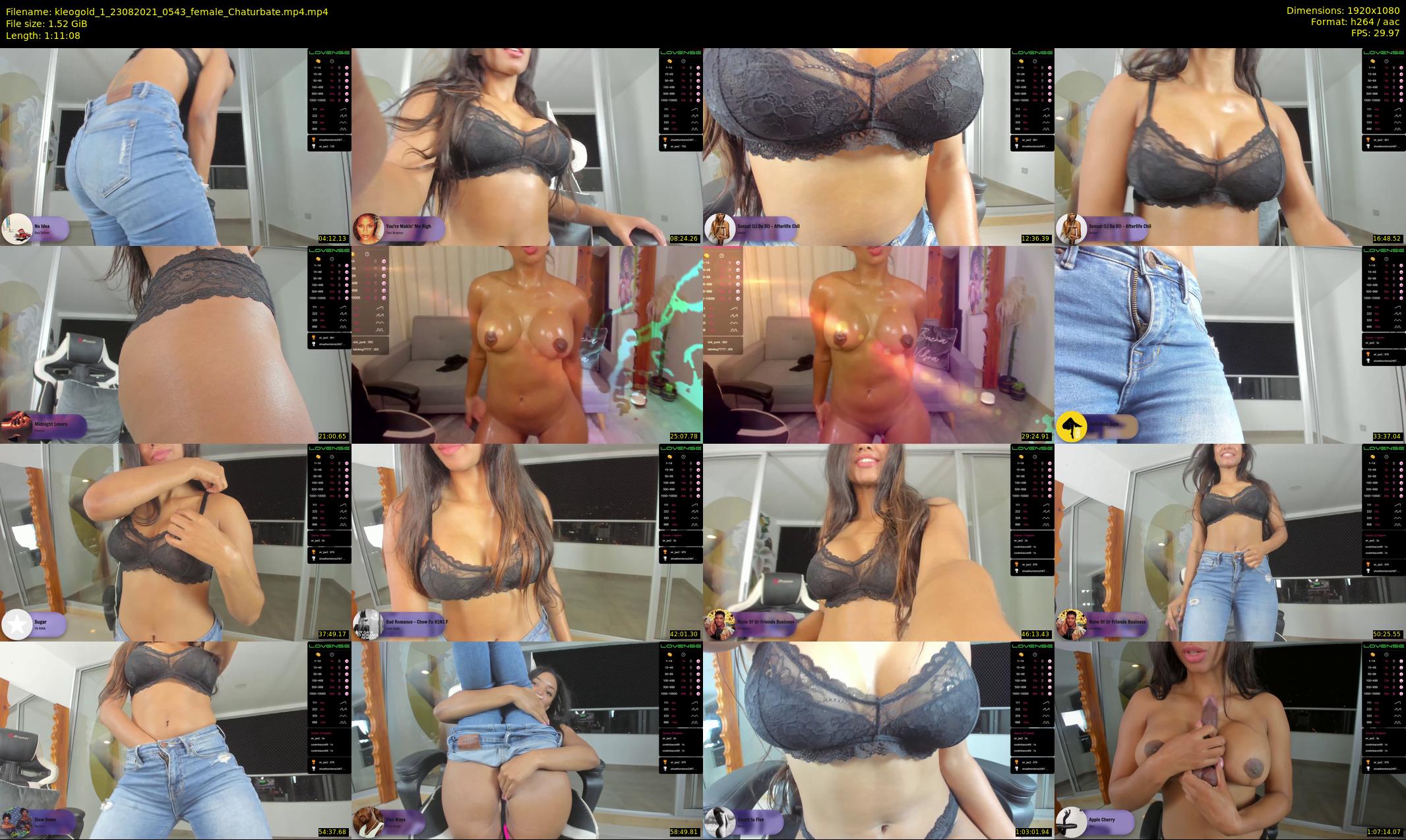 kleogold_1 — 72 minute Chaturbate female cam show recording, 1080p, Aug 23, 2021