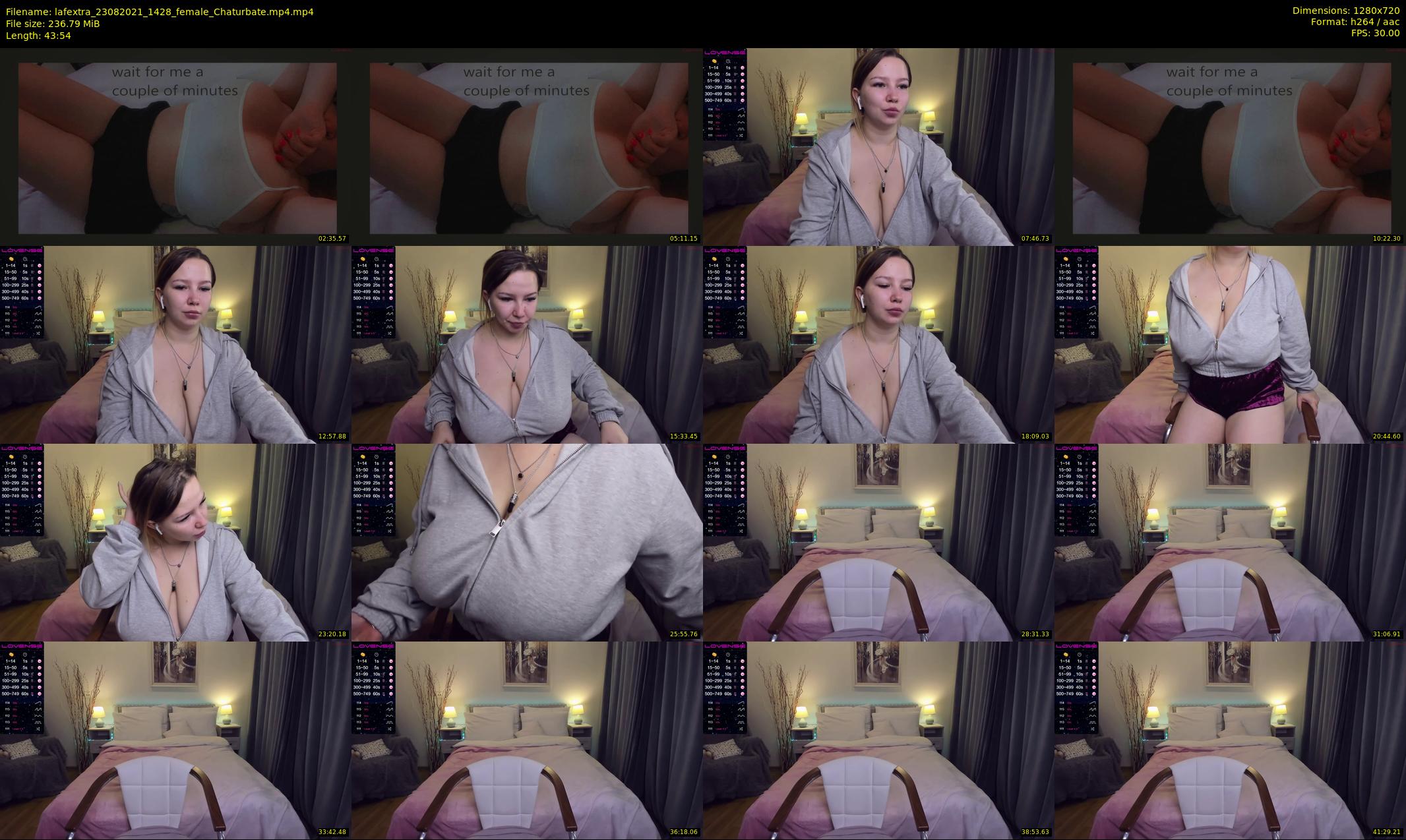 lafextra — 44 minute Chaturbate female cam show recording, 720p, Aug 23, 2021