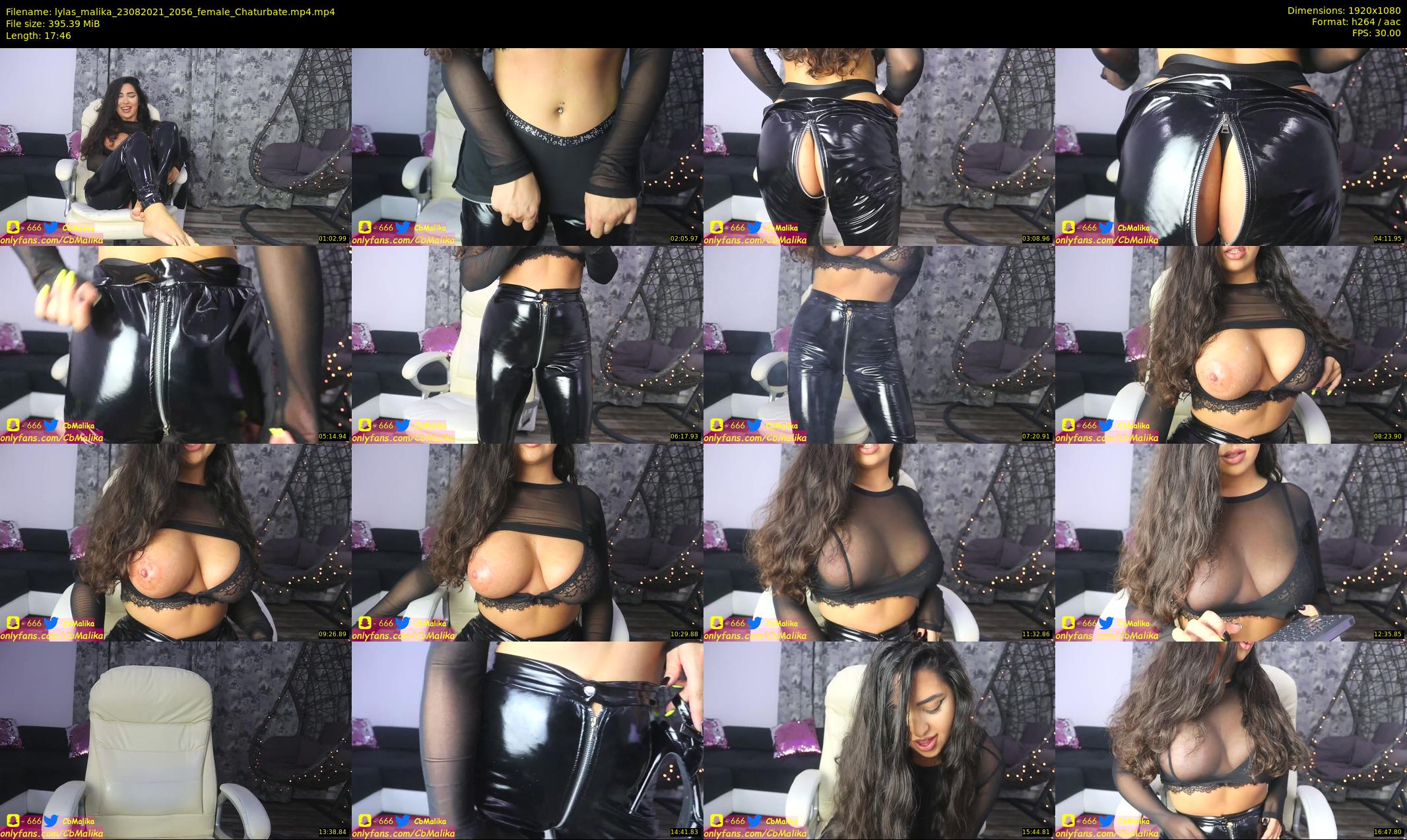 lylas_malika — 18 minute Chaturbate female cam show recording, 1080p, Aug 23, 2021