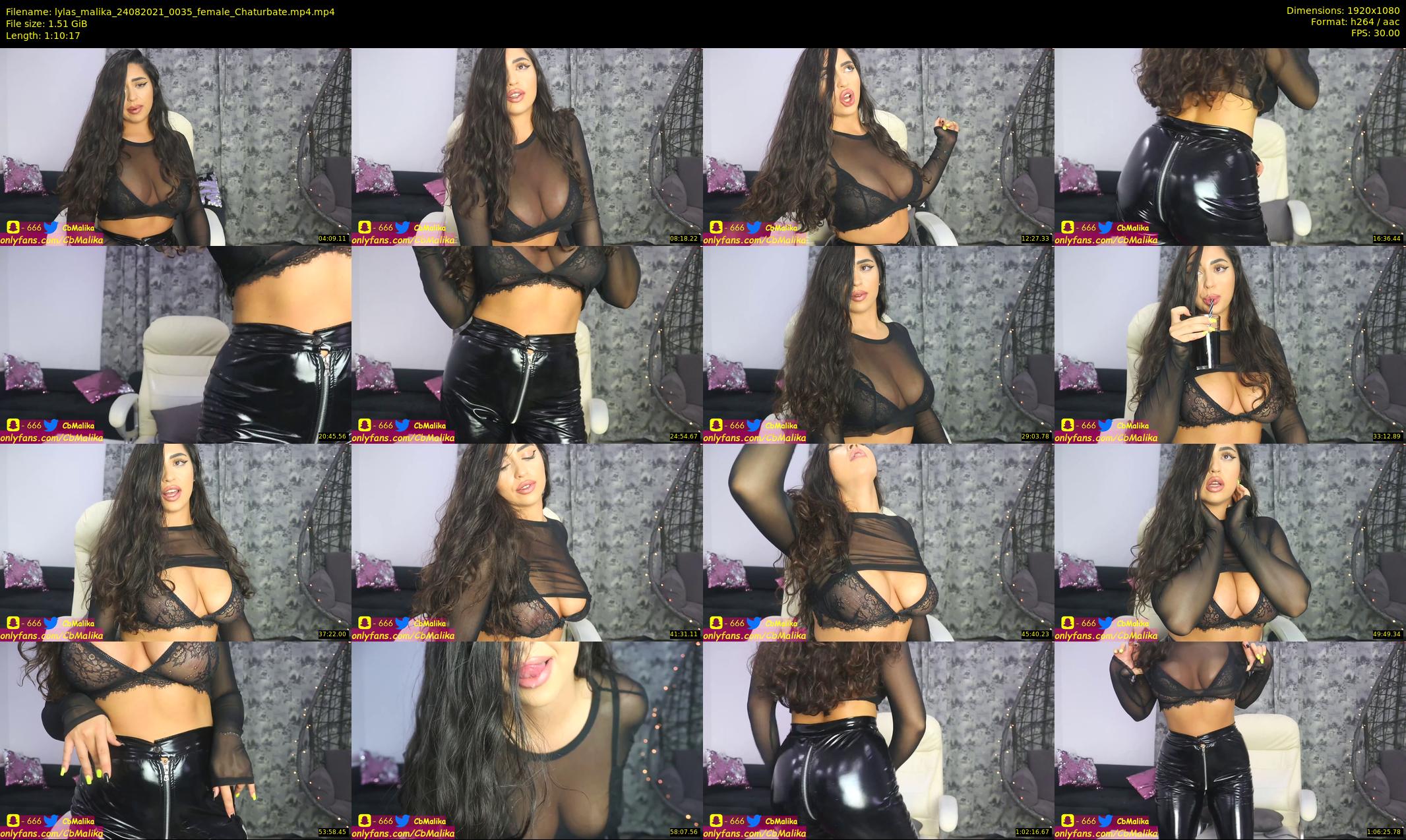 lylas_malika — 71 minute Chaturbate female cam show recording, 1080p, Aug 24, 2021