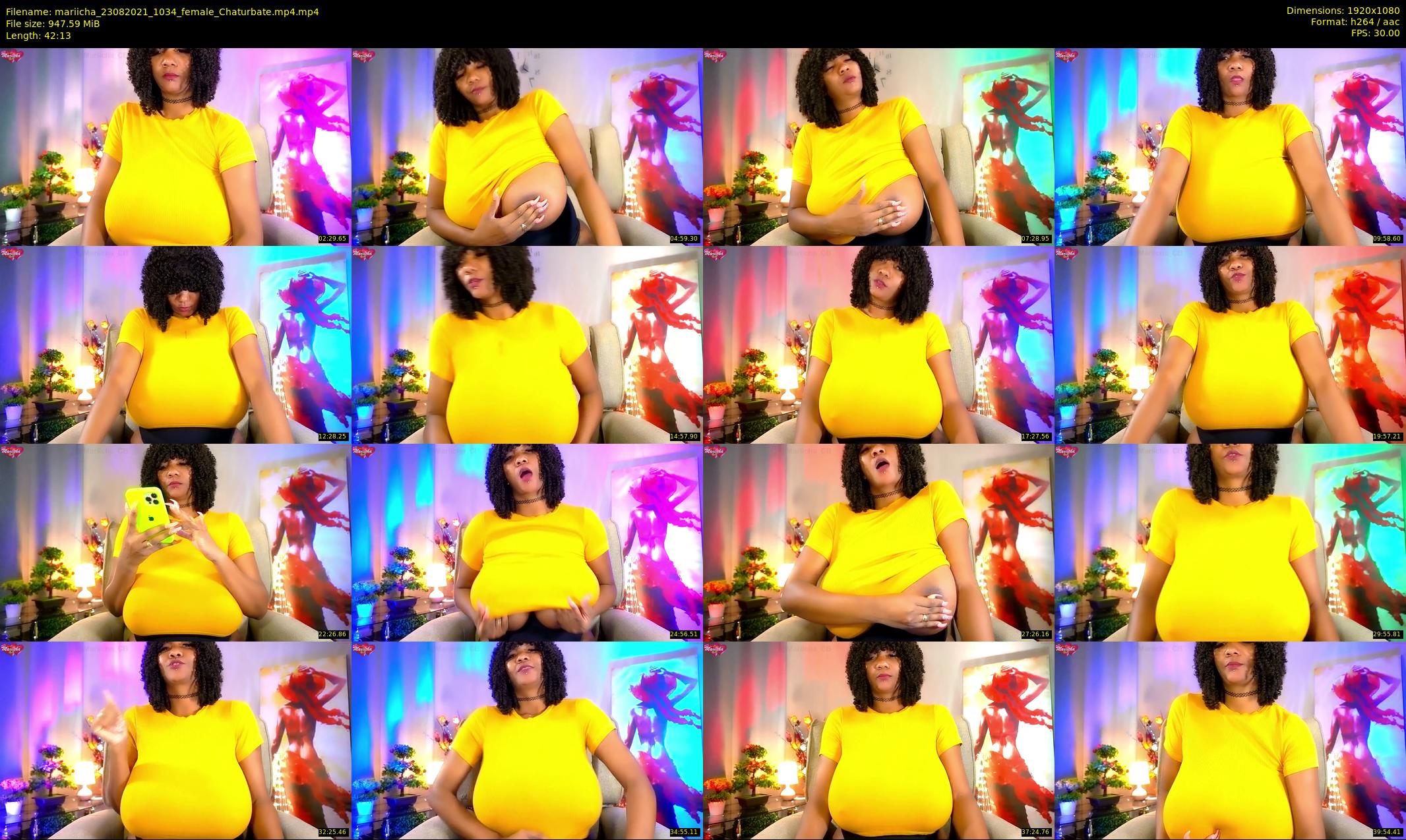 mariicha — 43 minute Chaturbate female cam show recording, 1080p, Aug 23, 2021