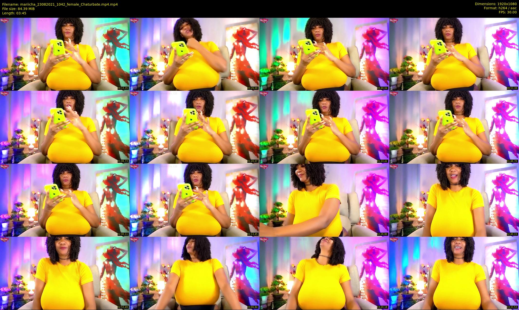 mariicha — 4 minute Chaturbate female cam show recording, 1080p, Aug 23, 2021