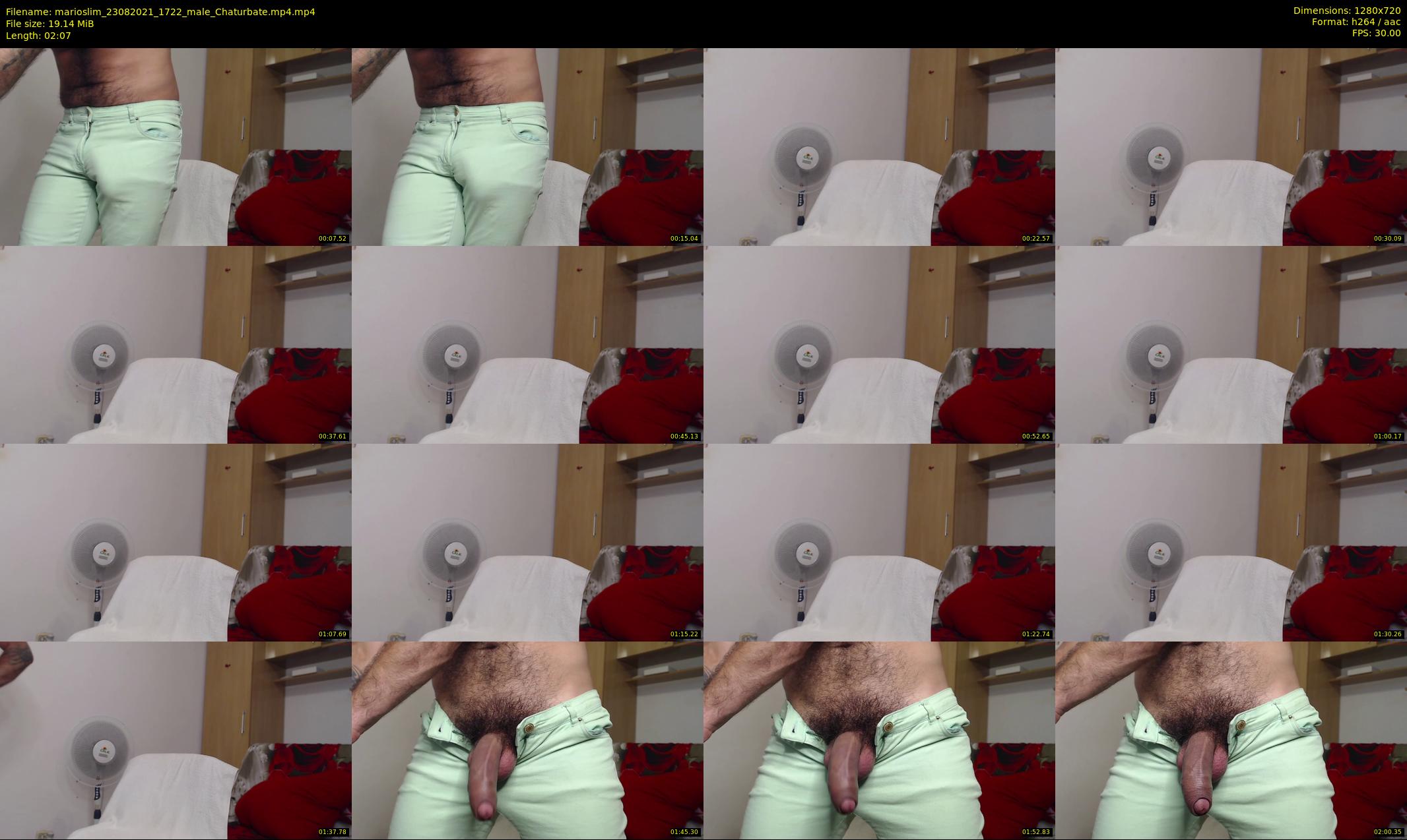 marioslim — 3 minute Chaturbate male cam show recording, 720p, Aug 23, 2021