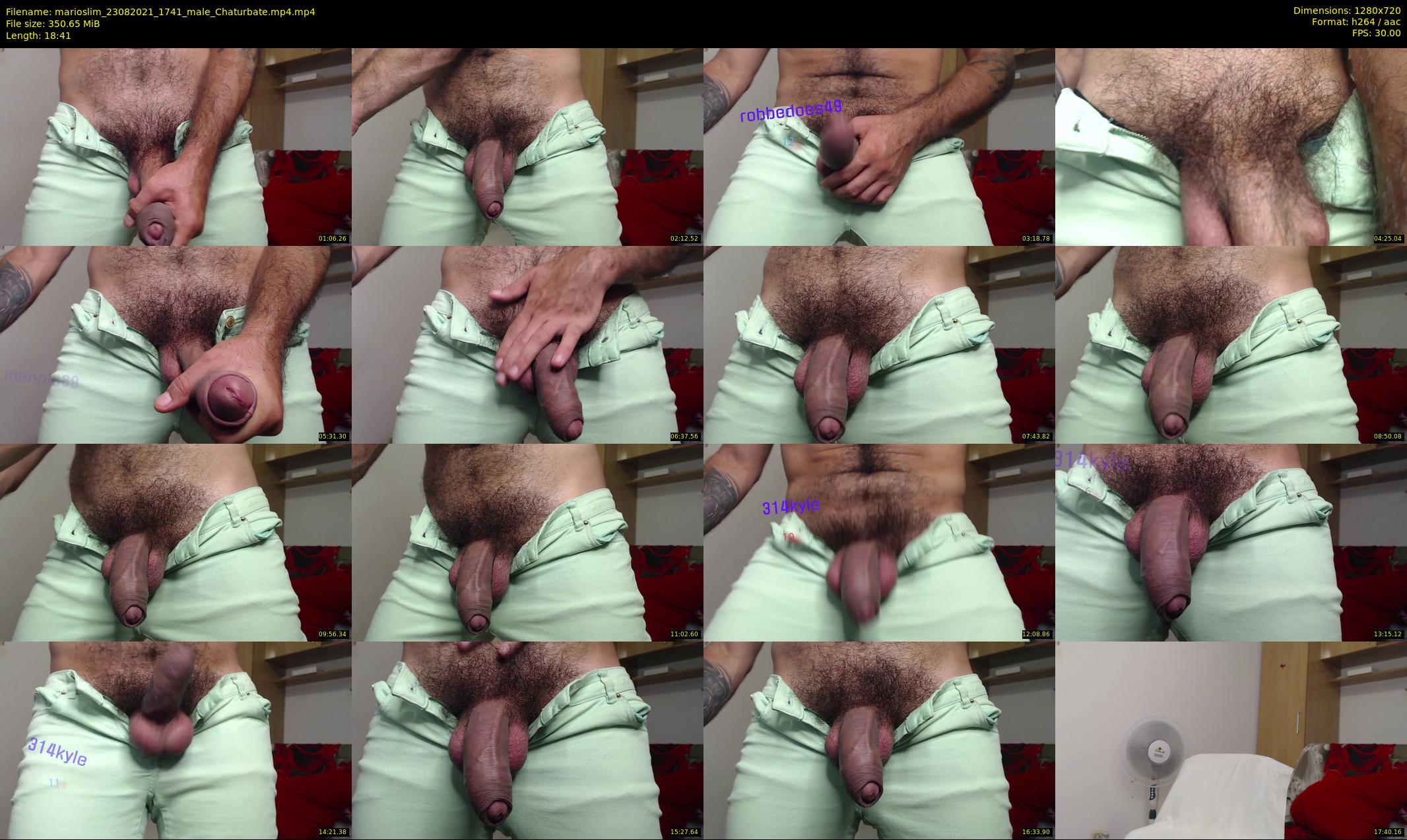 marioslim — 19 minute Chaturbate male cam show recording, 720p, Aug 23, 2021