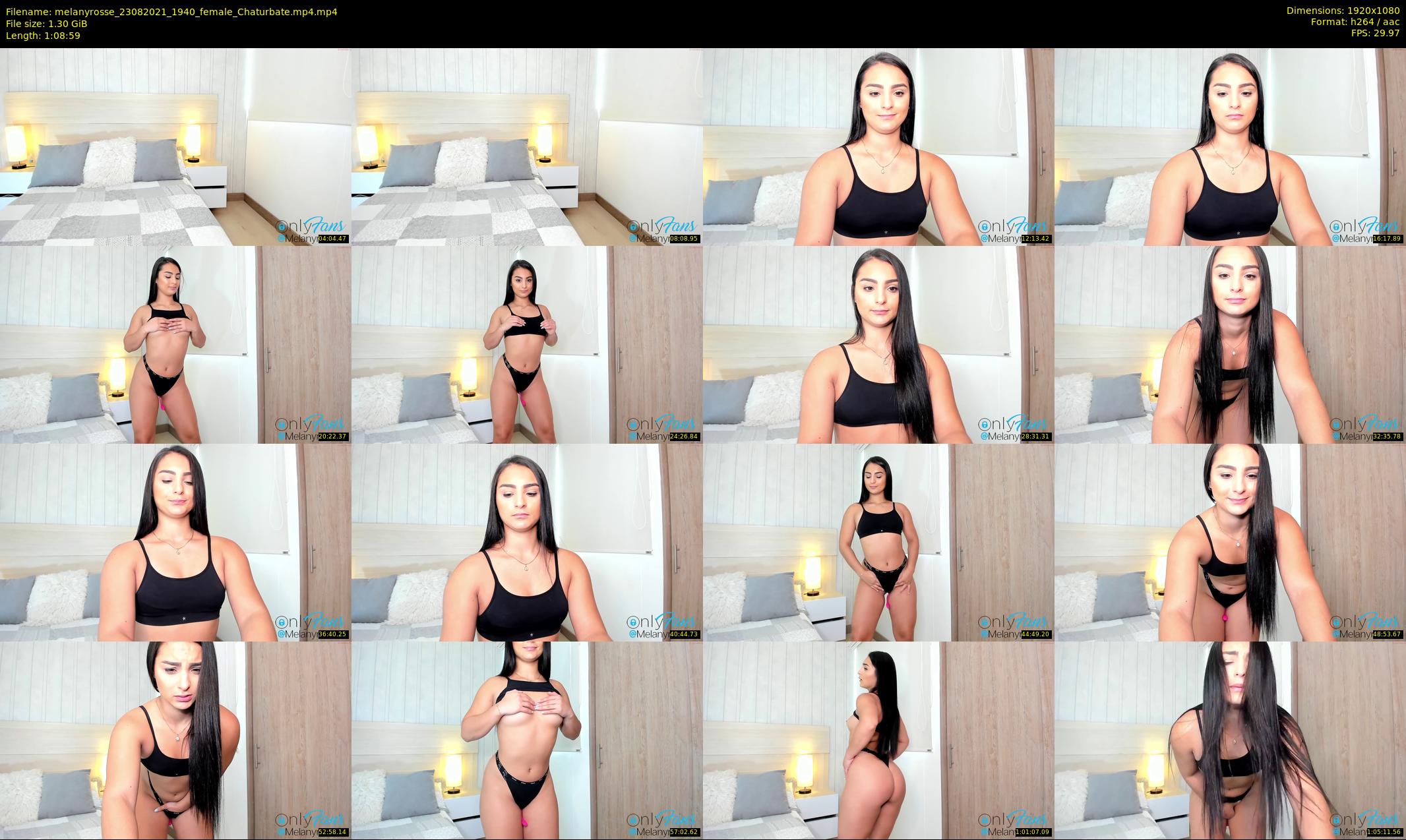 melanyrosse — 69 minute Chaturbate female cam show recording, 1080p, Aug 23, 2021