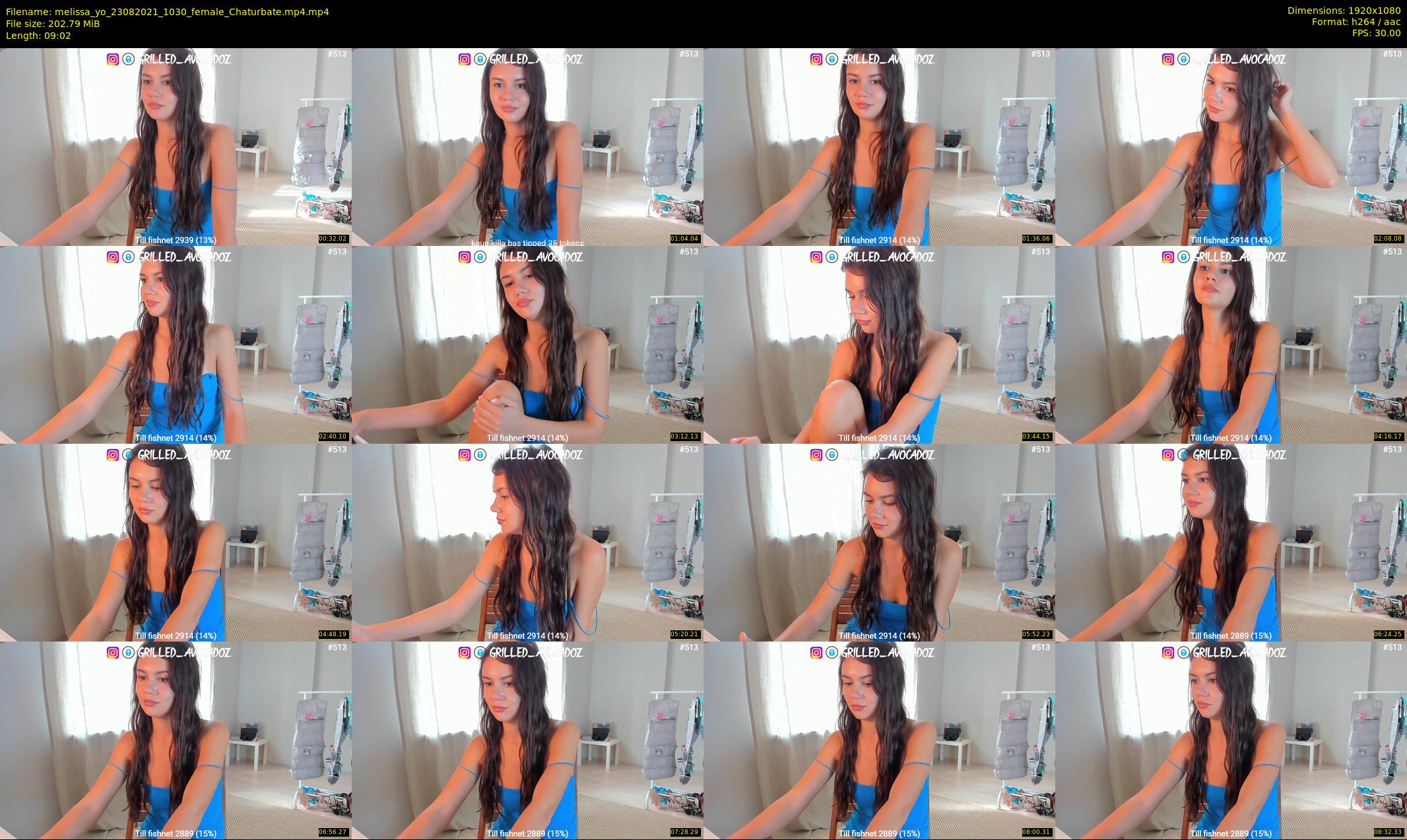 melissa_yo — 10 minute Chaturbate female cam show recording, 1080p, Aug 23, 2021