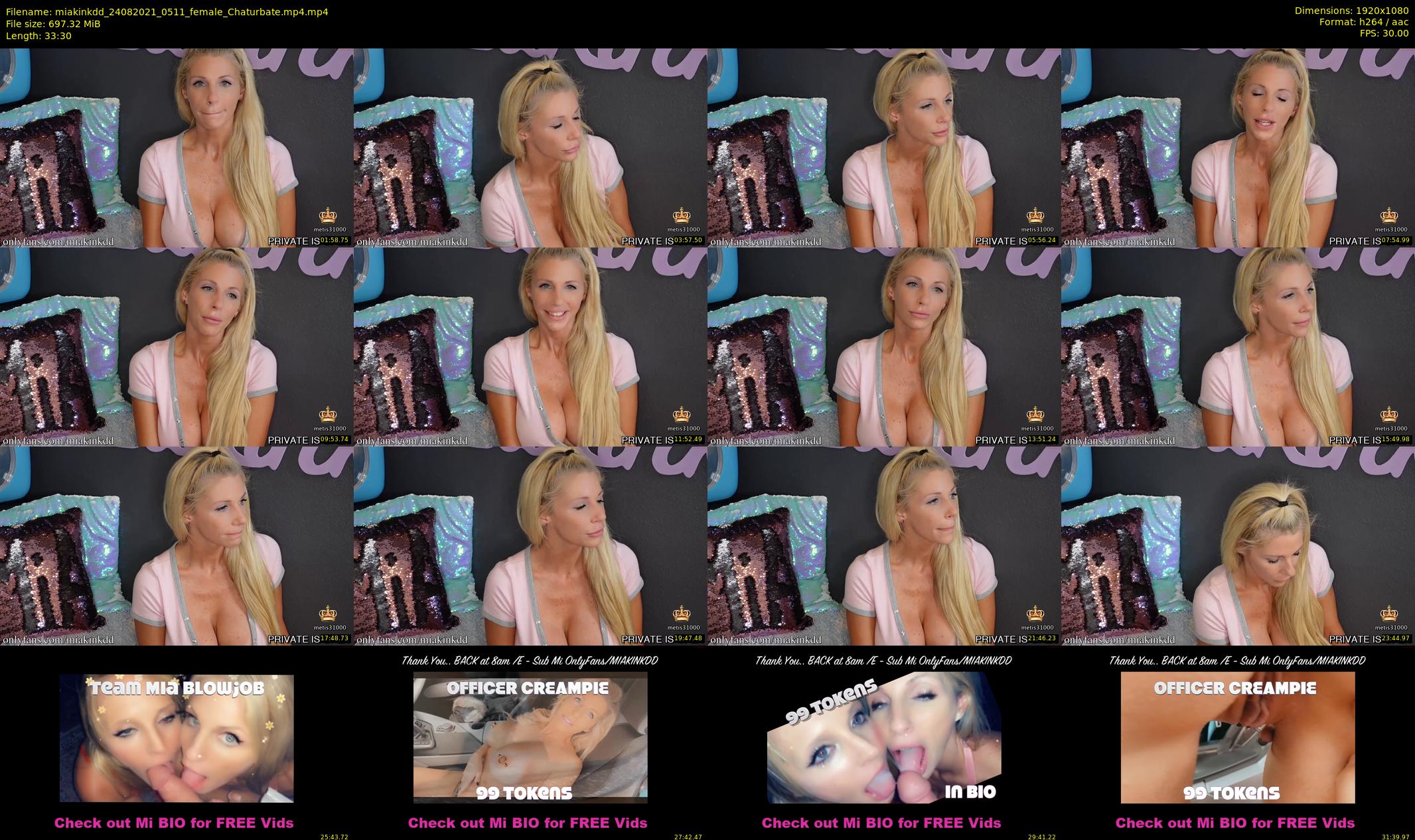 miakinkdd — 34 minute Chaturbate female cam show recording, 1080p, Aug 24, 2021