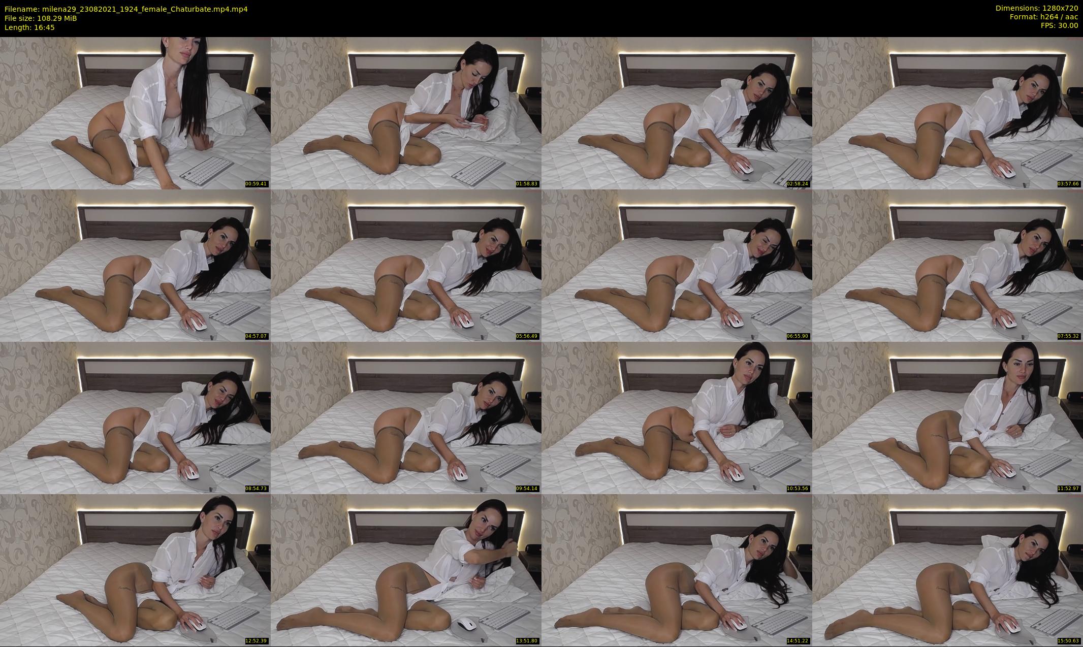 milena29 — 17 minute Chaturbate female cam show recording, 720p, Aug 23, 2021