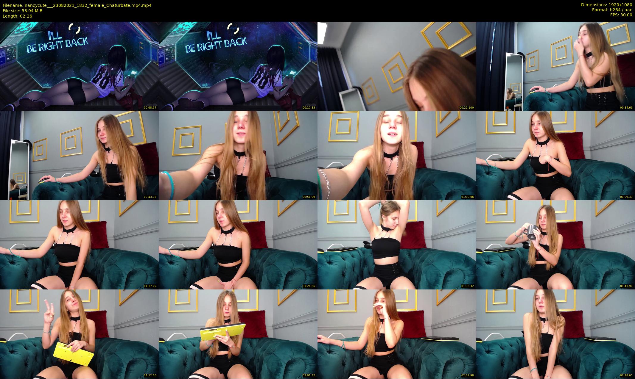 nancycute__ — 3 minute Chaturbate female cam show recording, 1080p, Aug 23, 2021