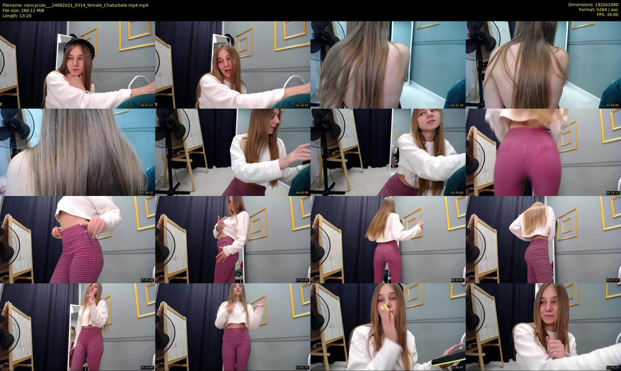 nancycute__ — 14 minute Chaturbate female cam show recording, 1080p, Aug 24, 2021