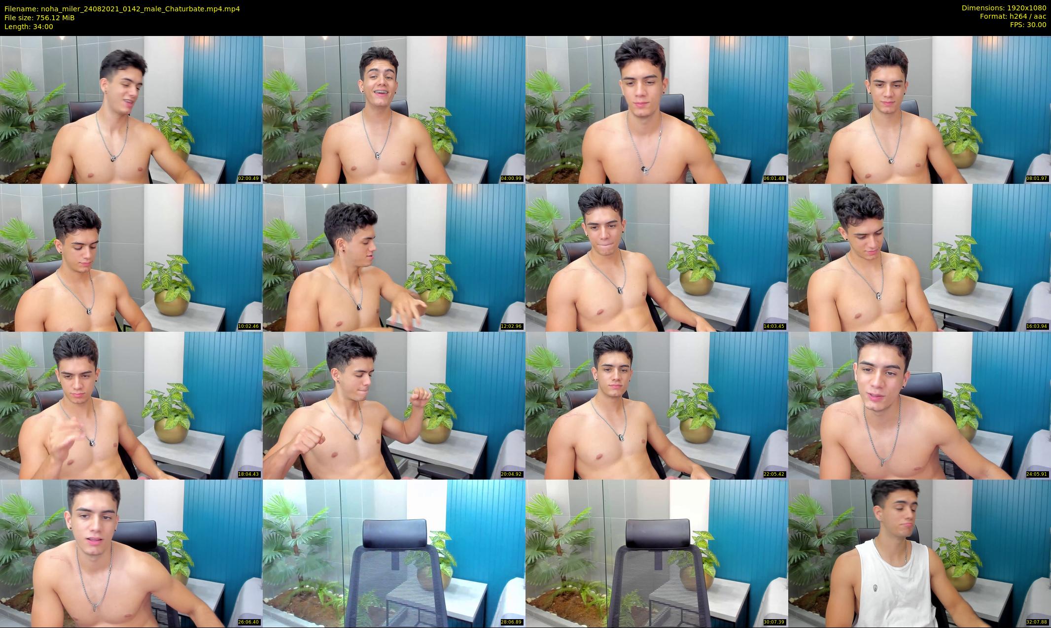noha_miler — 34 minute Chaturbate male cam show recording, 1080p, Aug 24, 2021
