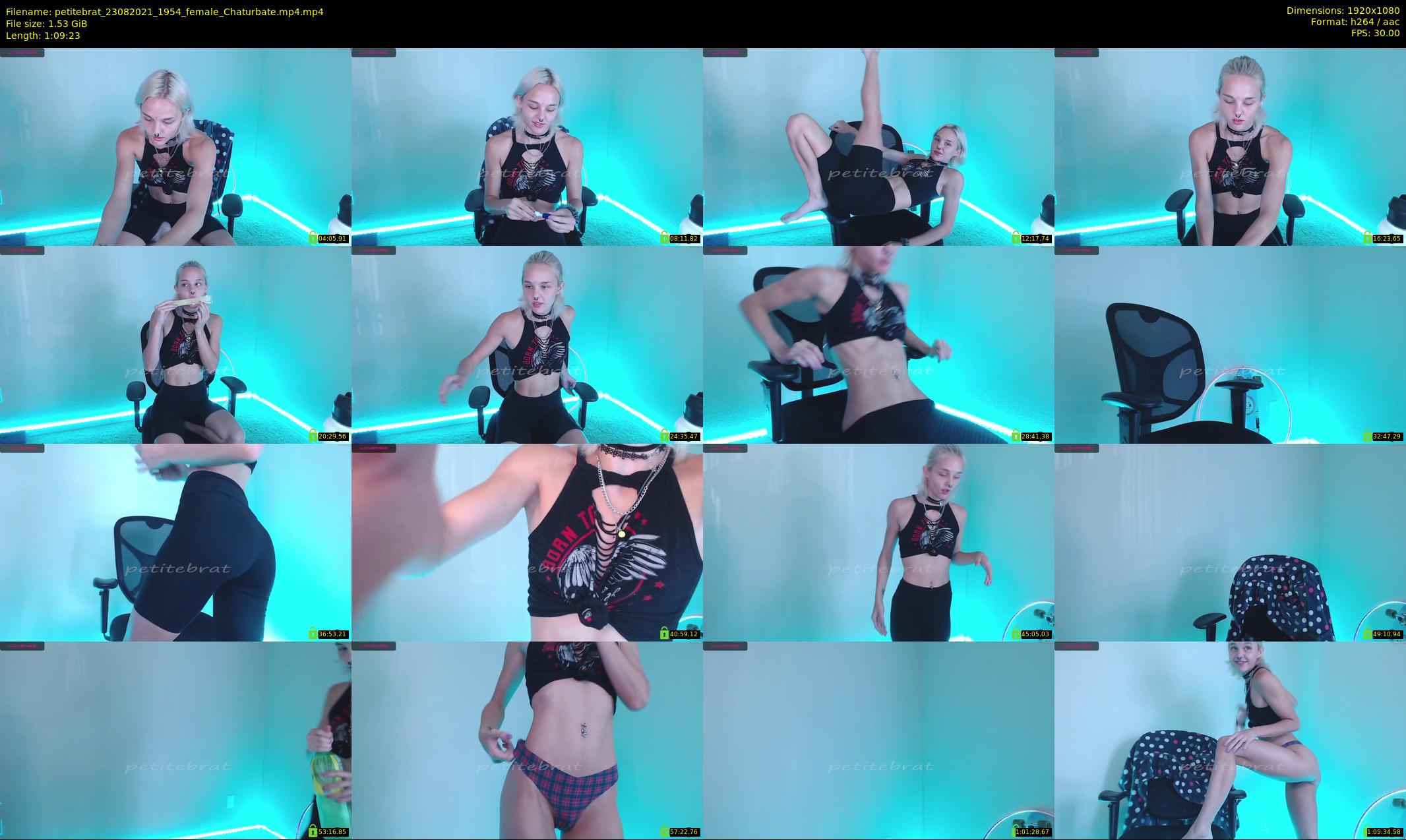 petitebrat — 70 minute Chaturbate female cam show recording, 1080p, Aug 23, 2021