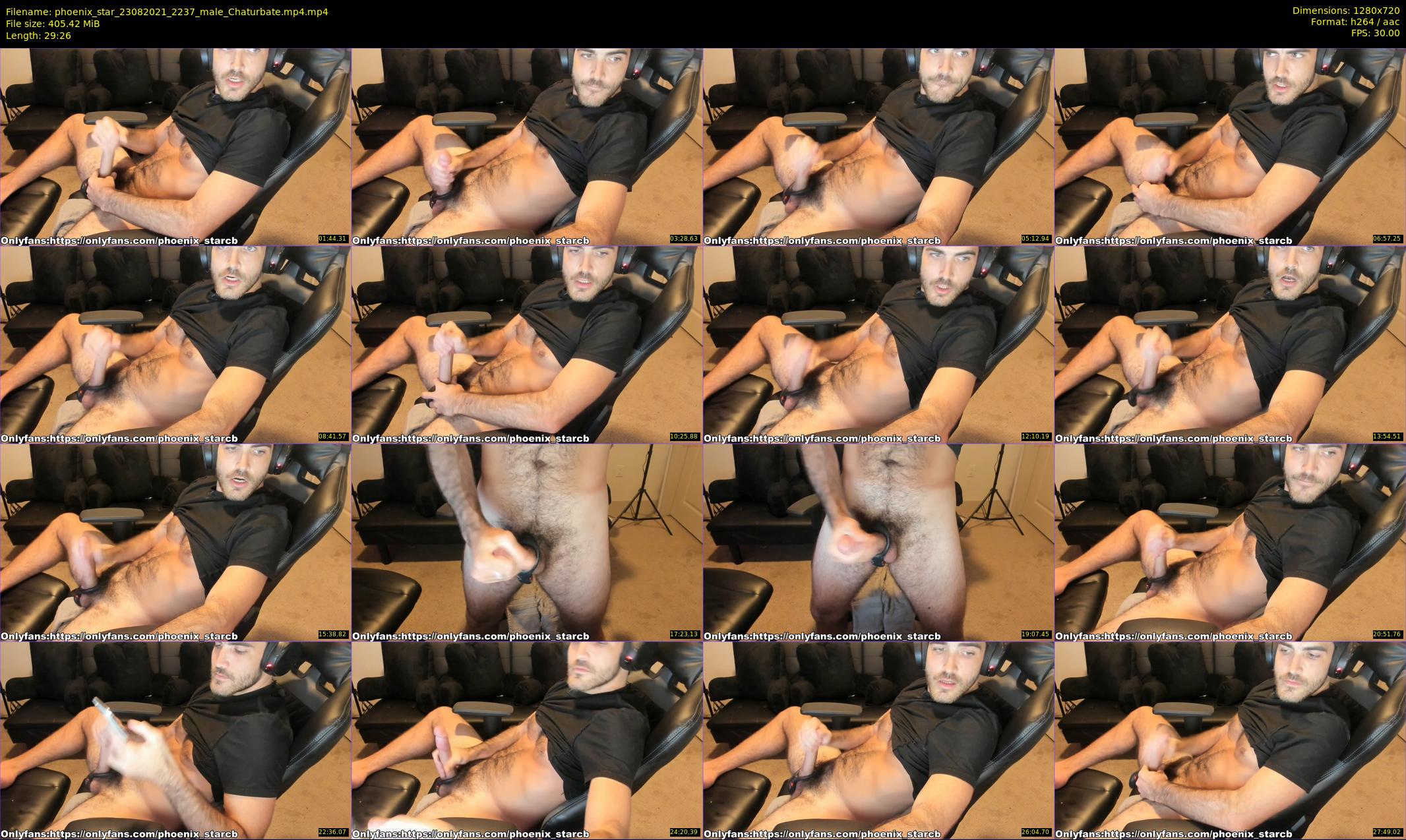 phoenix_star — 30 minute Chaturbate male cam show recording, 720p, Aug 23, 2021